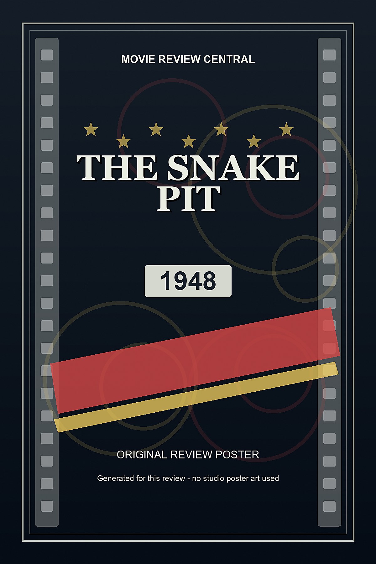 The Snake Pit (1948) - original review poster The Snake Pit (1948) - original review poster
