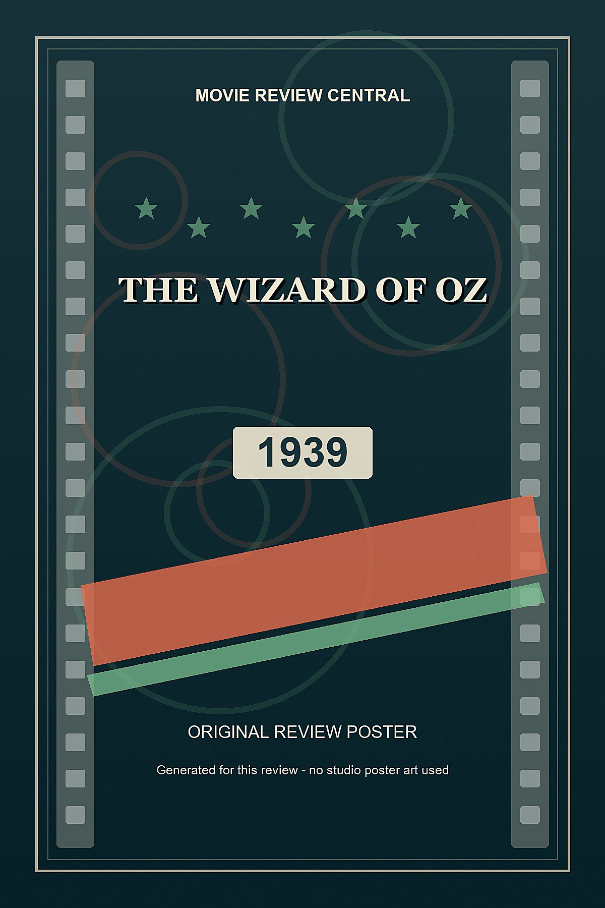 The Wizard of Oz (1939) - original review poster