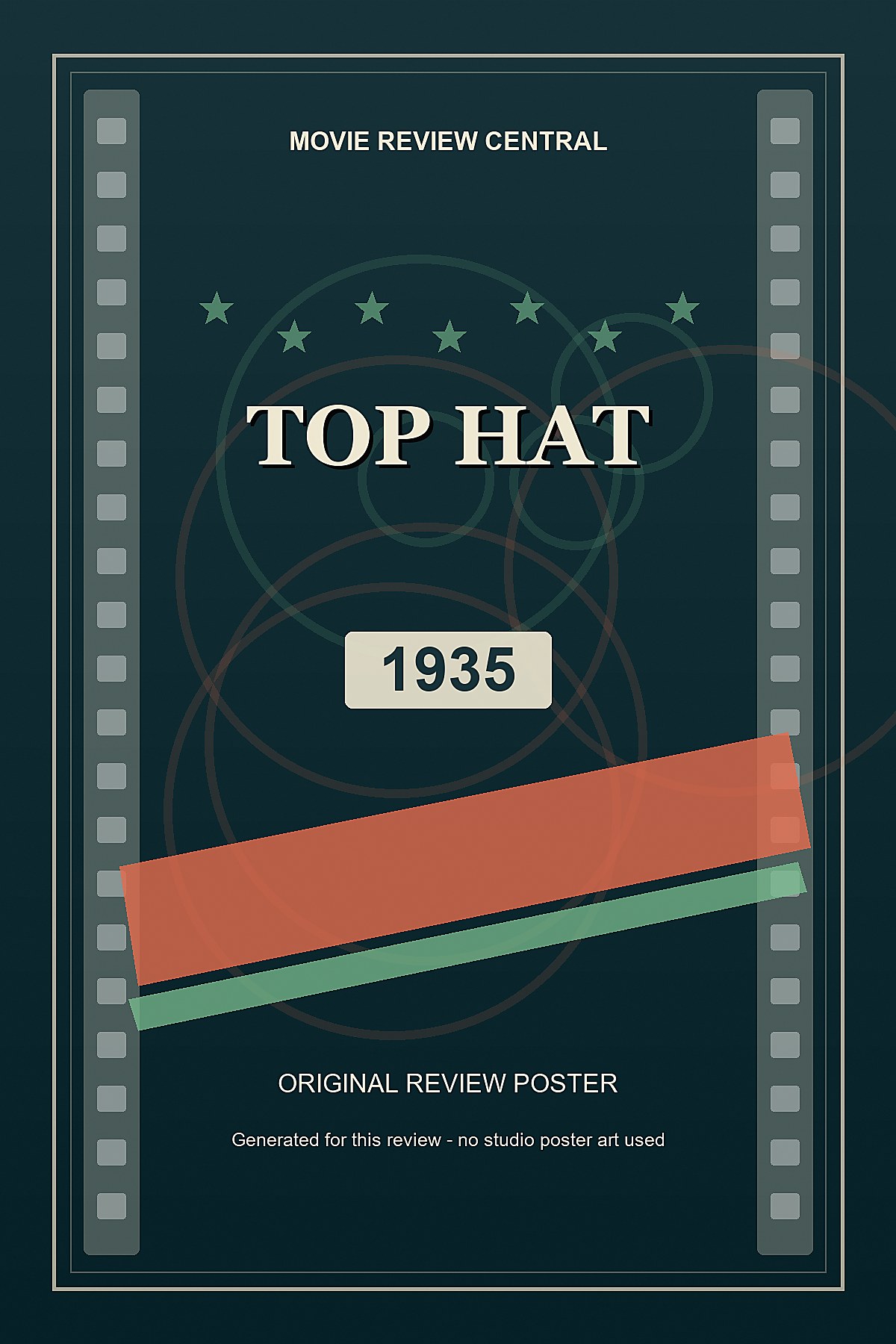 Top Hat (1935) - original review poster Top Hat (1935) - original review poster