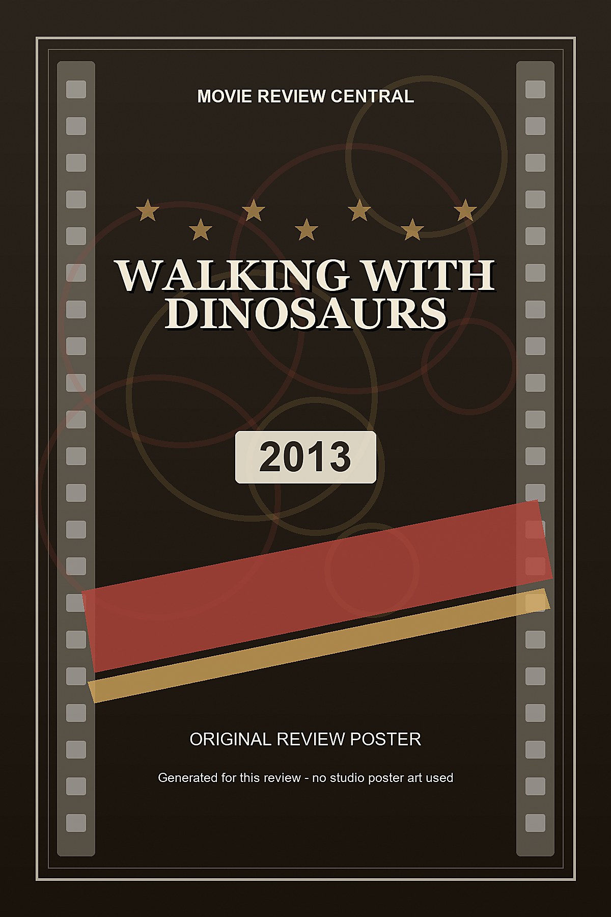 Walking with Dinosaurs (2013) - original review poster Walking with Dinosaurs (2013) - original review poster