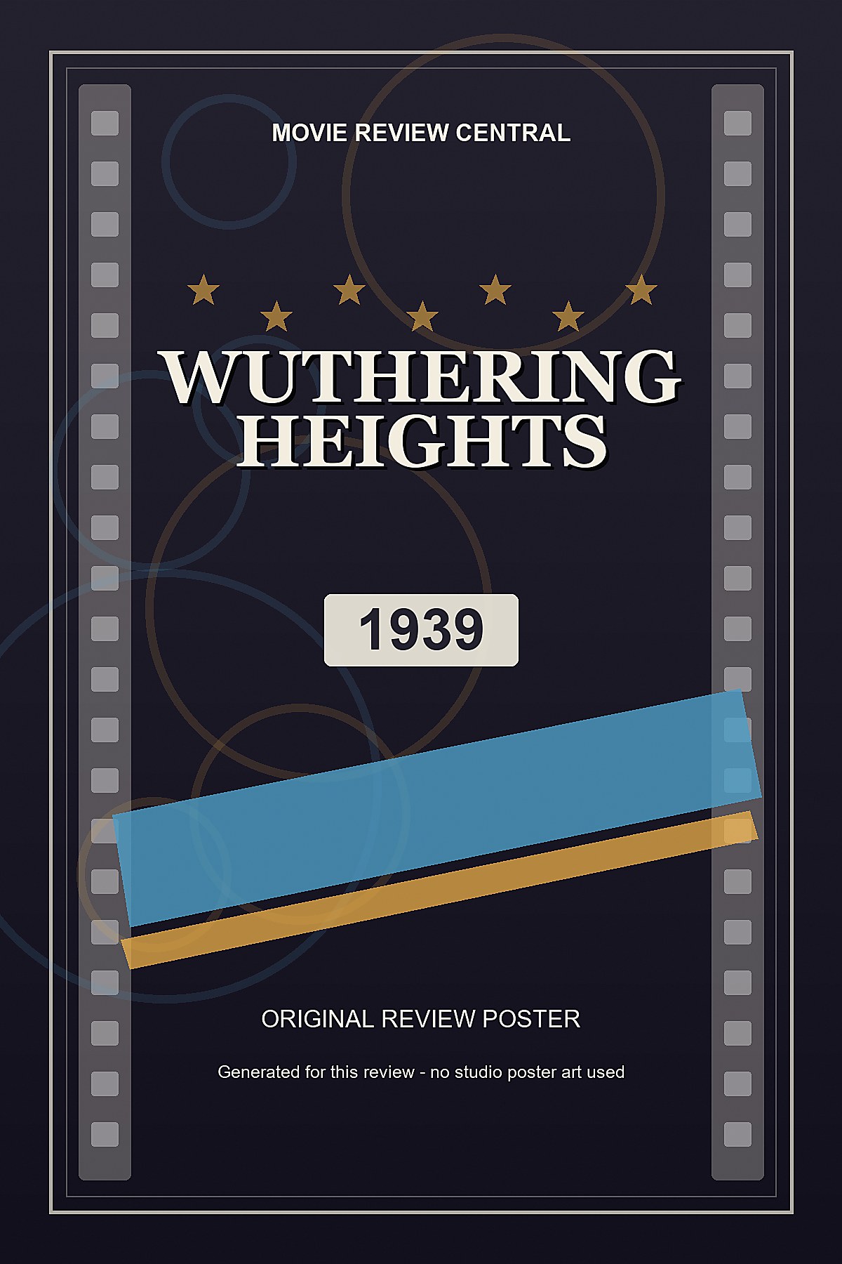 Wuthering Heights (1939) - original review poster Wuthering Heights (1939) - original review poster