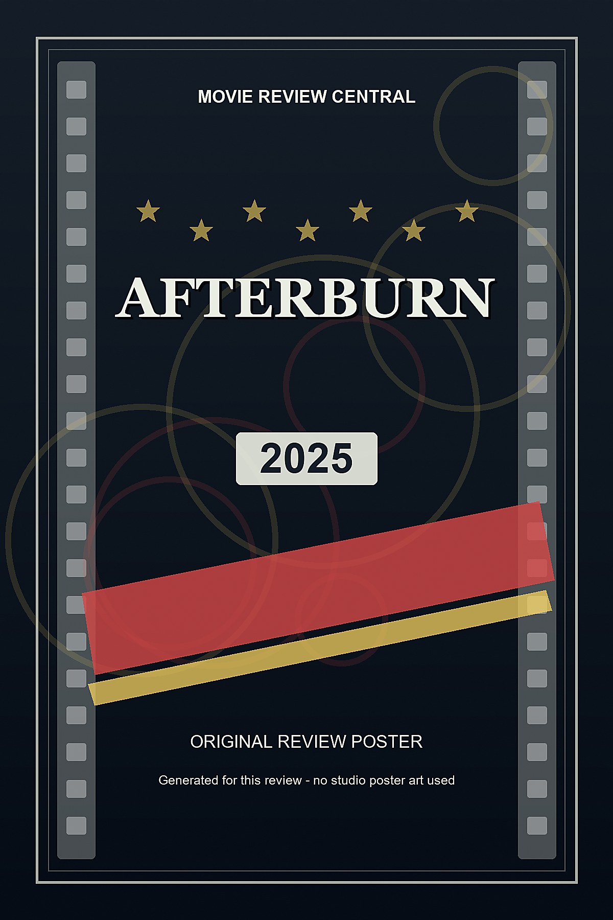 Afterburn (2025) - original review poster Afterburn (2025) - original review poster