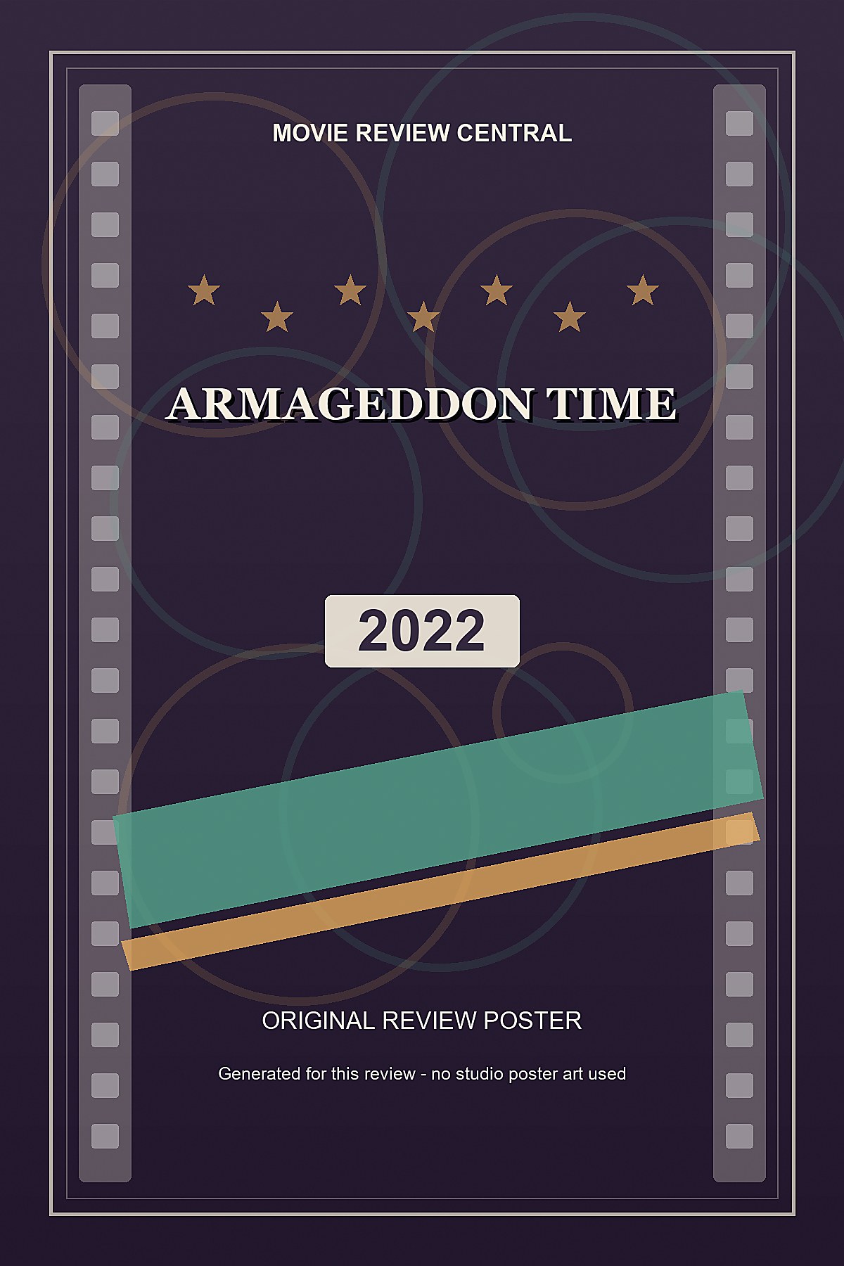 Armageddon Time (2022) - original review poster Armageddon Time (2022) - original review poster