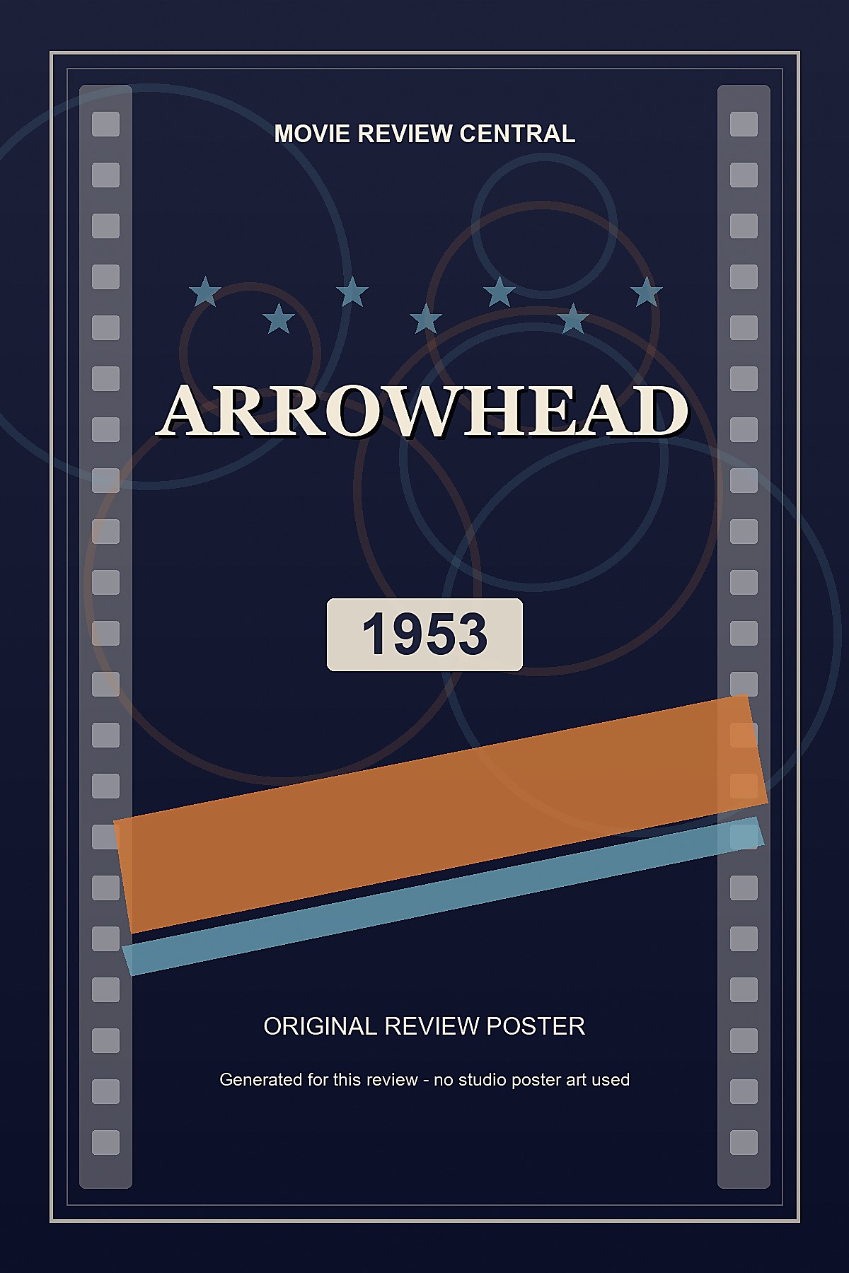 Arrowhead (1953) - original review poster Arrowhead (1953) - original review poster