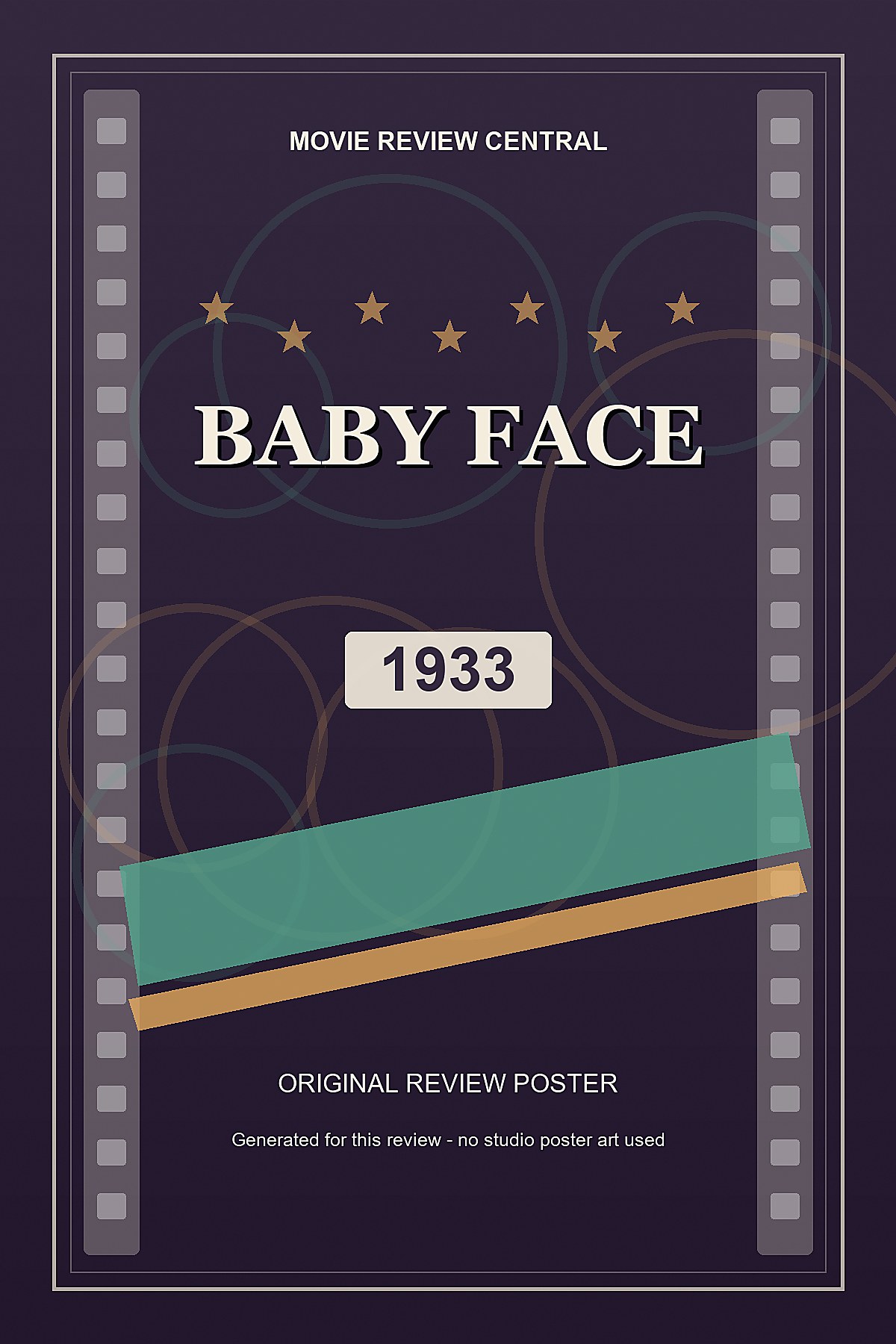 Baby Face (1933) - original review poster Baby Face (1933) - original review poster