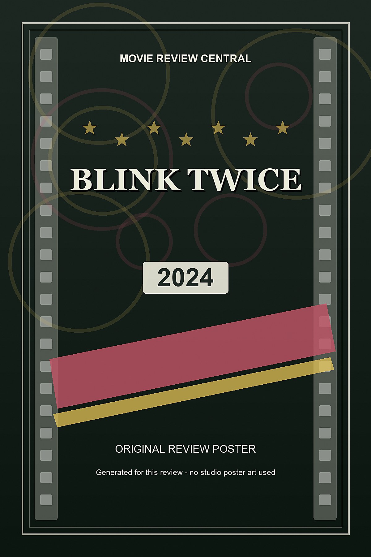 Blink Twice (2024) - original review poster