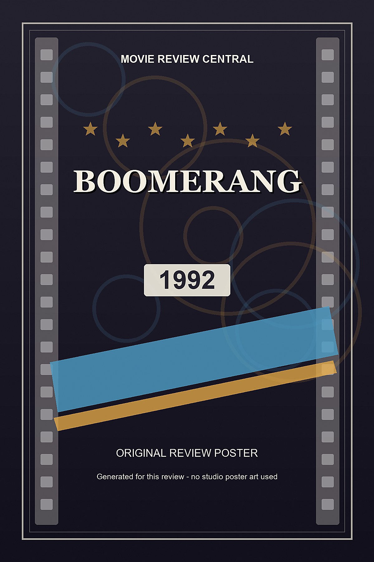 Boomerang (1992) - original review poster Boomerang (1992) - original review poster
