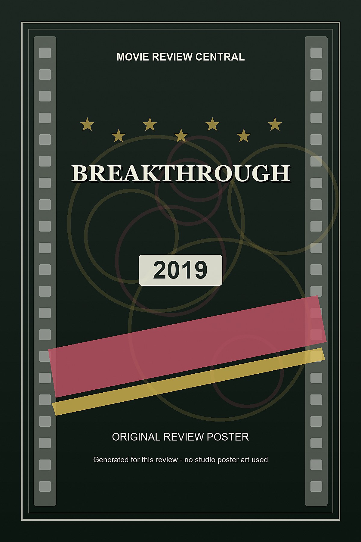 Breakthrough (2019) - original review poster Breakthrough (2019) - original review poster