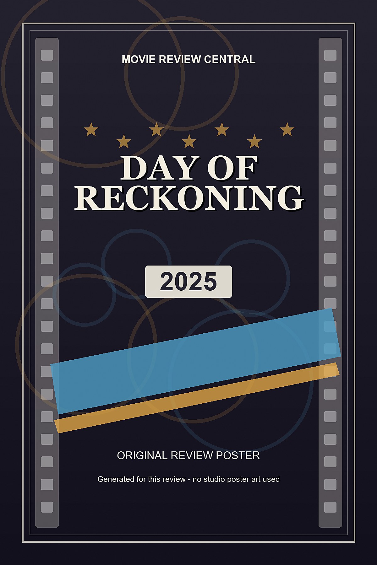 Day of Reckoning (2025) - original review poster Day of Reckoning (2025) - original review poster