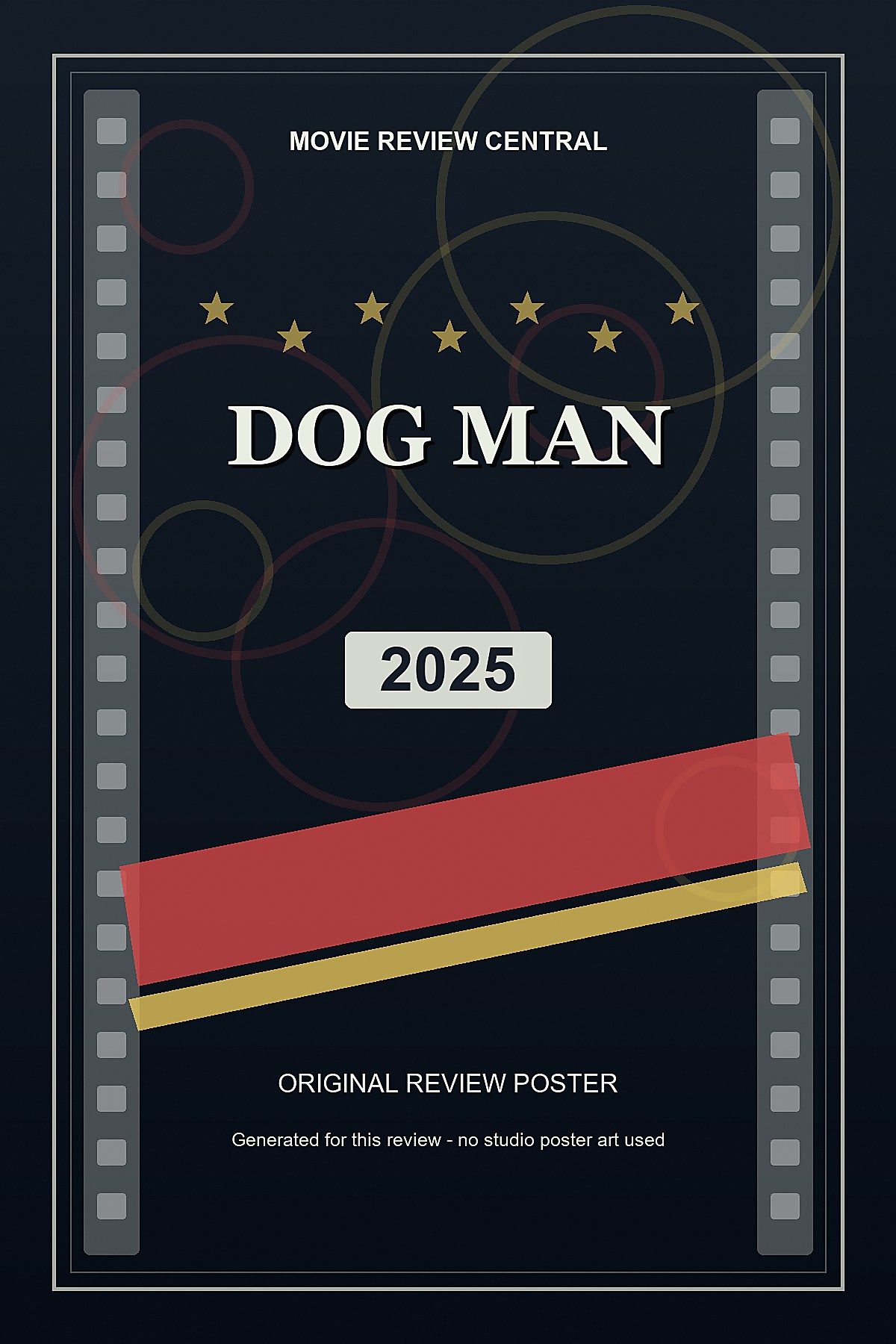 Dog Man (2025) - original review poster Dog Man (2025) - original review poster