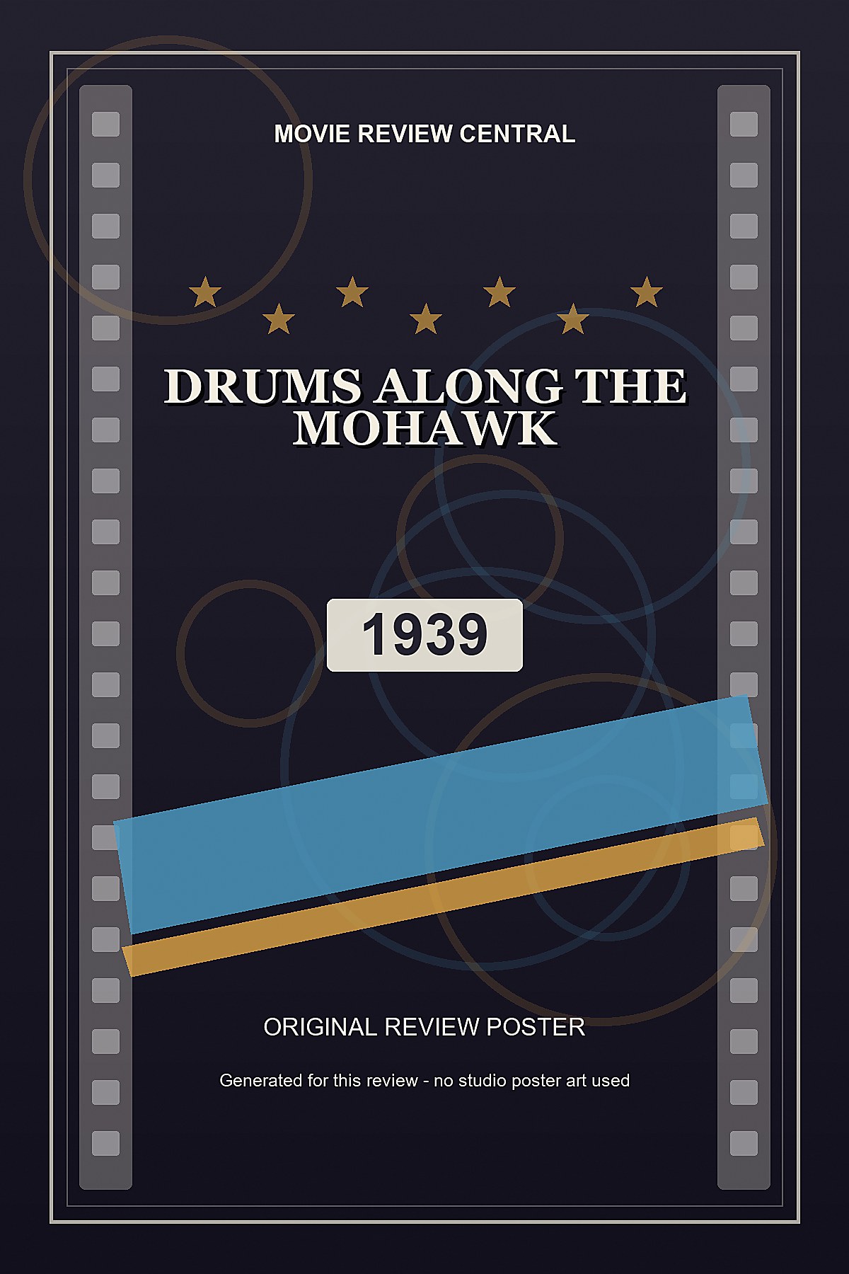 Drums Along the Mohawk (1939) - original review poster