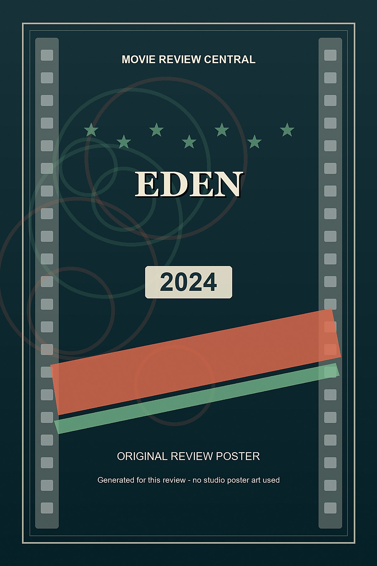Eden (2024) - original review poster Eden (2024) - original review poster