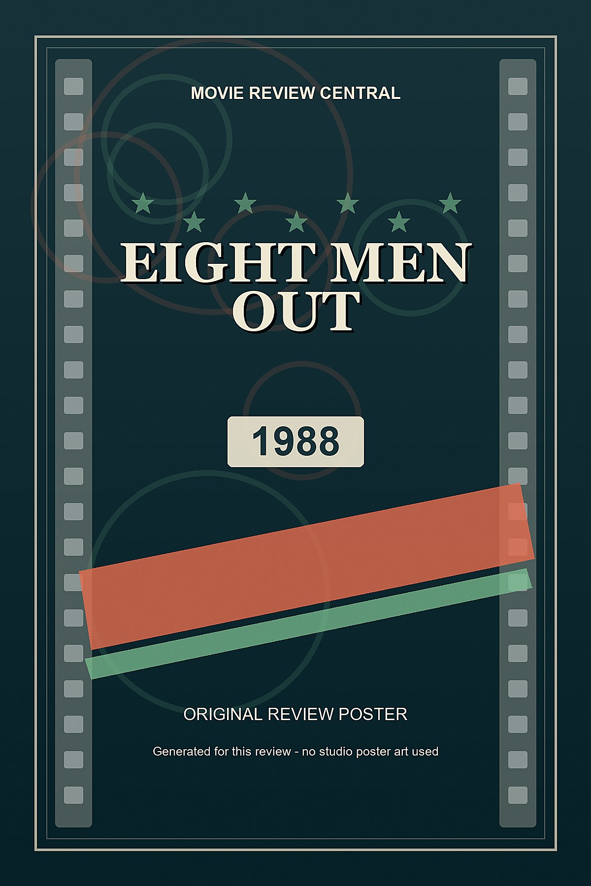 Eight Men Out (1988) - original review poster