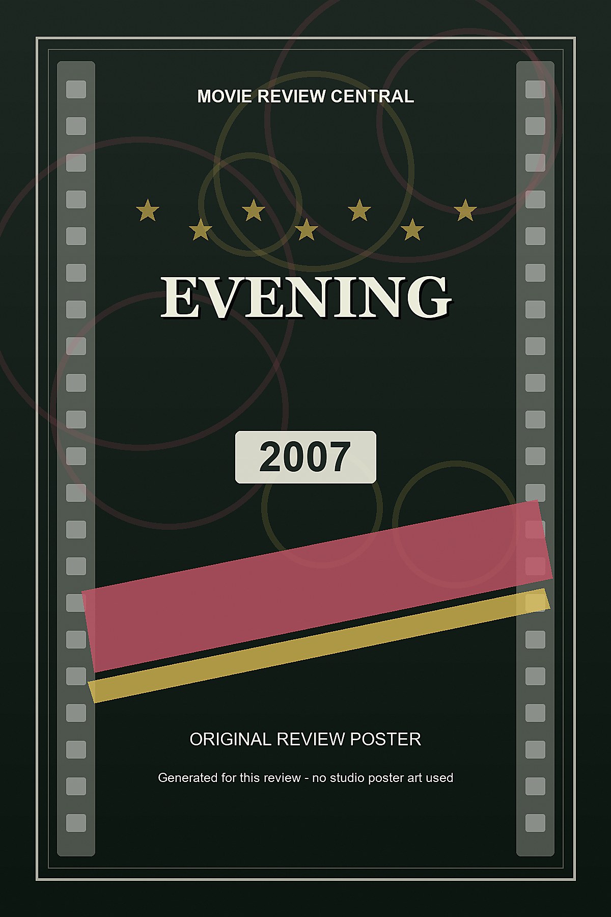 Evening (2007) - original review poster Evening (2007) - original review poster