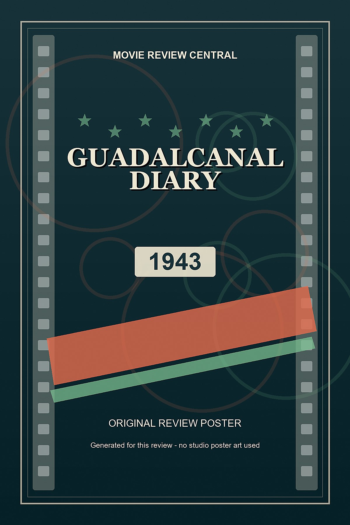 Guadalcanal Diary (1943) - original review poster Guadalcanal Diary (1943) - original review poster