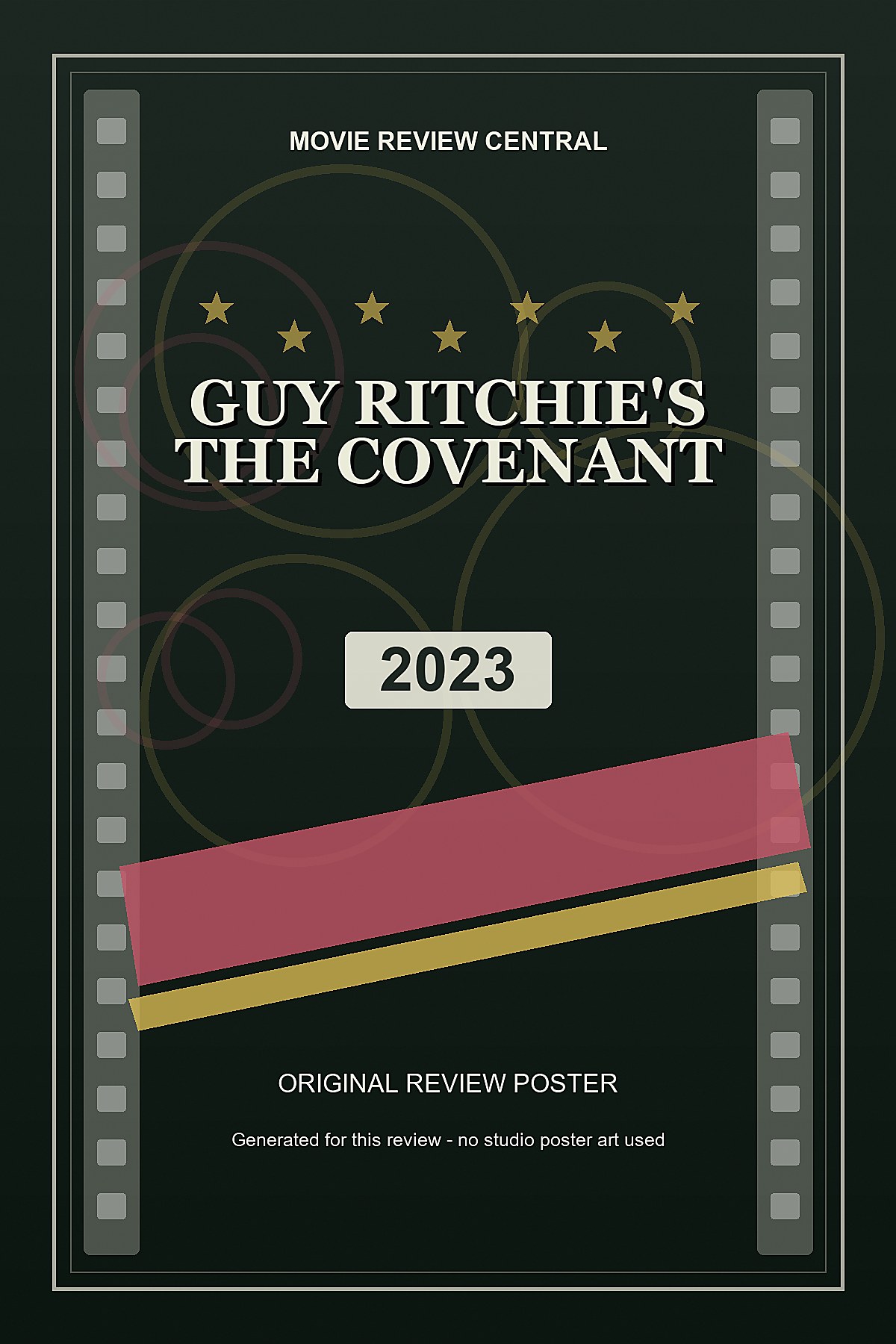Guy Ritchie's The Covenant (2023) - original review poster Guy Ritchie's The Covenant (2023) - original review poster