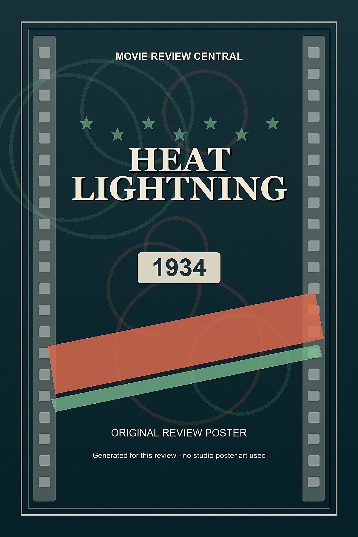 Heat Lightning (1934) - original review poster Heat Lightning (1934) - original review poster