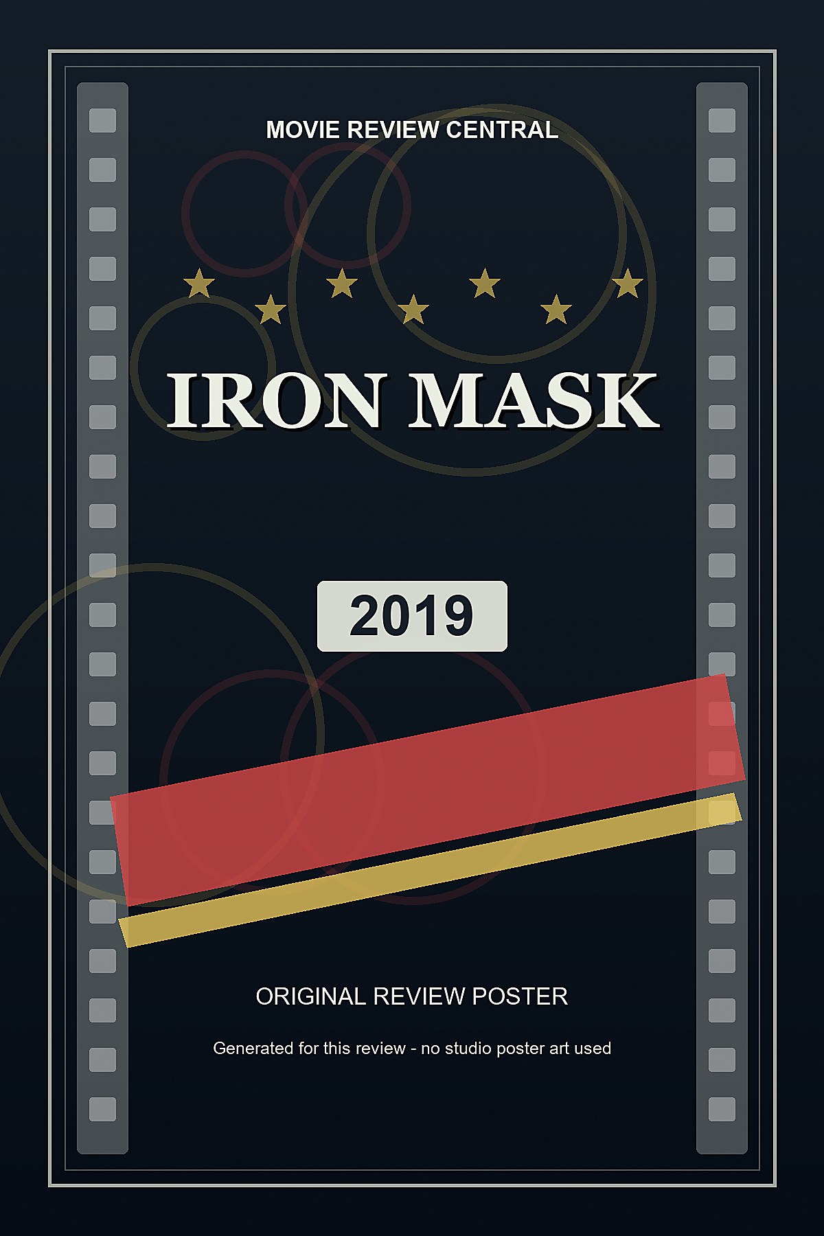 Iron Mask (2019) - original review poster Iron Mask (2019) - original review poster