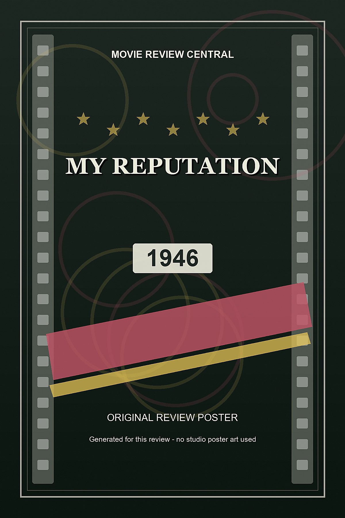My Reputation (1946) - original review poster My Reputation (1946) - original review poster