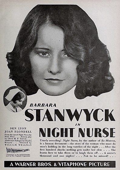 Night Nurse (1931) theatrical poster Night Nurse (1931) theatrical poster