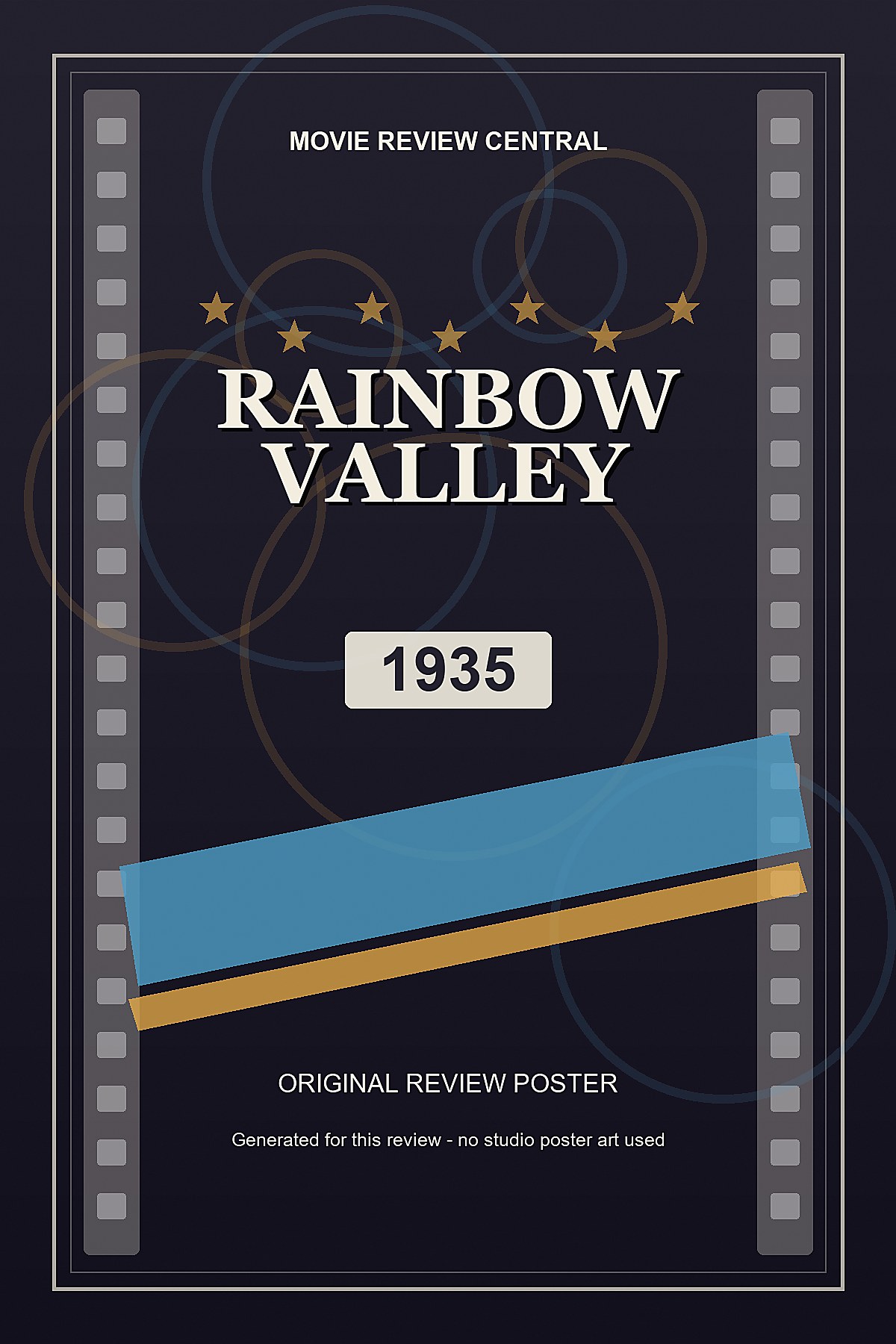 Rainbow Valley (1935) - original review poster Rainbow Valley (1935) - original review poster