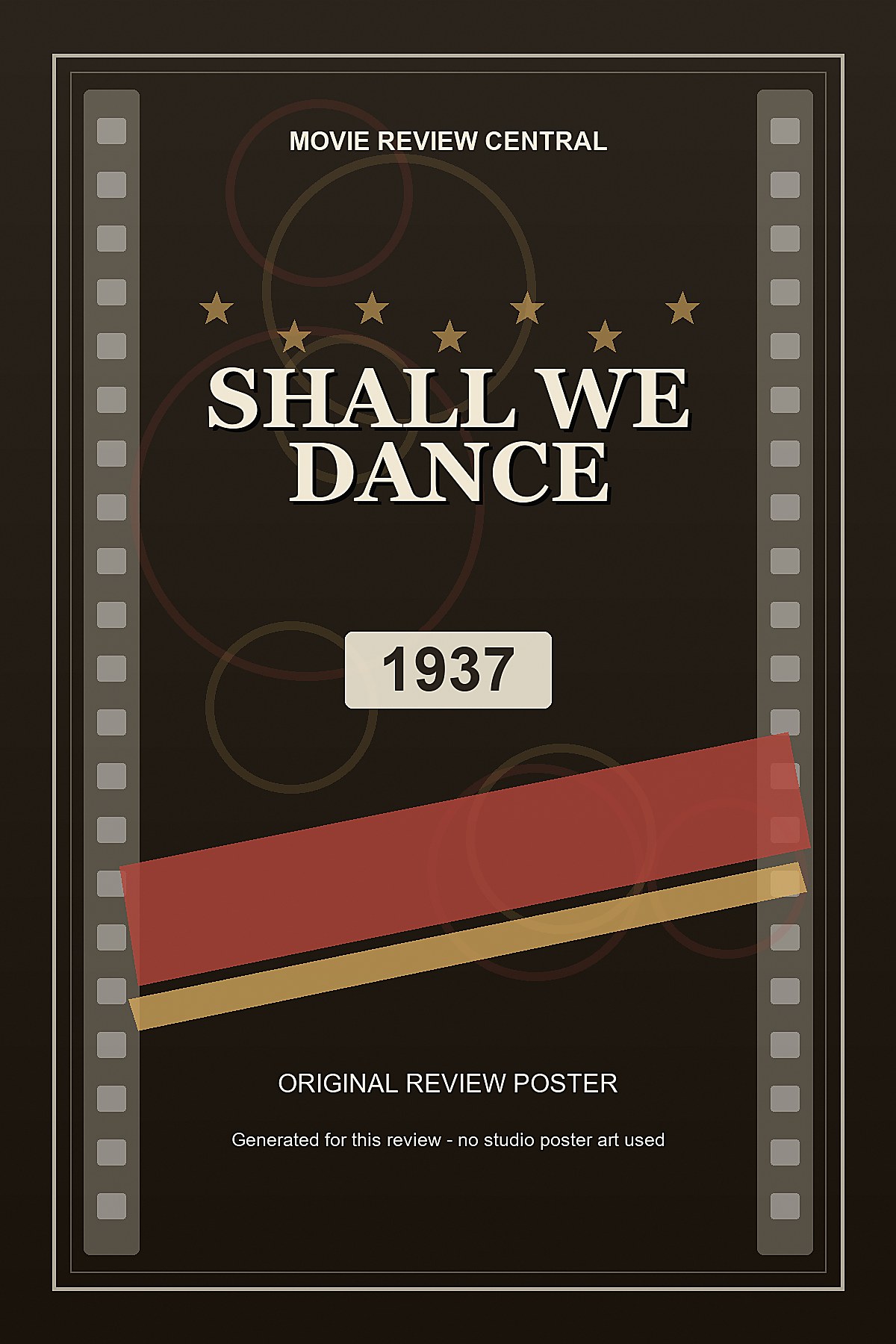 Shall We Dance (1937) - original review poster Shall We Dance (1937) - original review poster