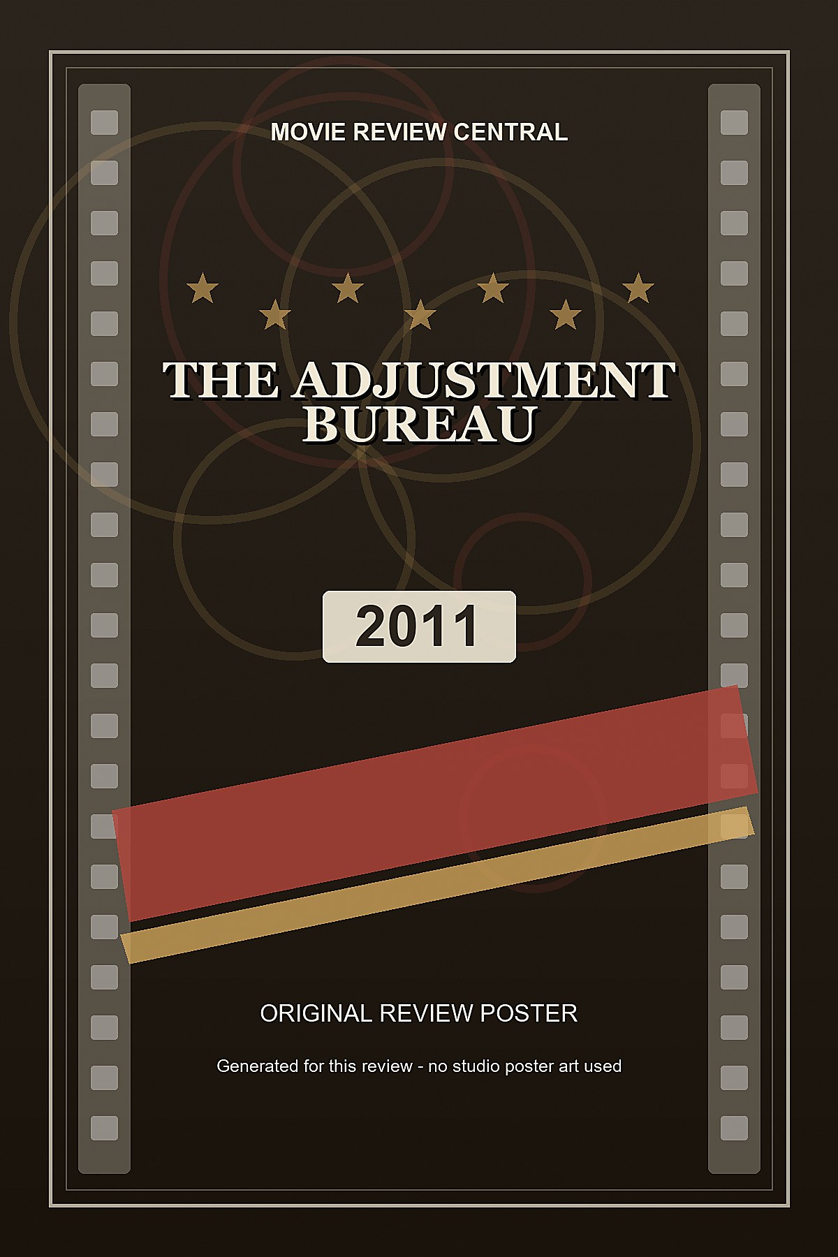 The Adjustment Bureau (2011) - original review poster The Adjustment Bureau (2011) - original review poster