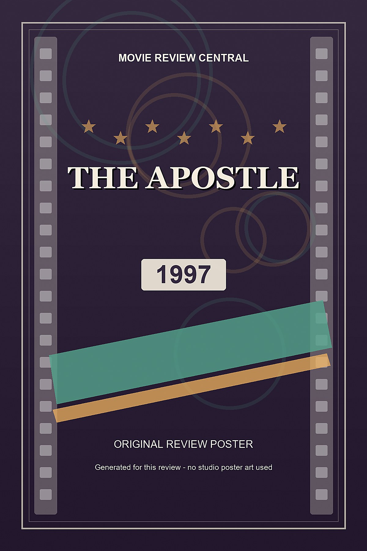 The Apostle (1997) - original review poster The Apostle (1997) - original review poster