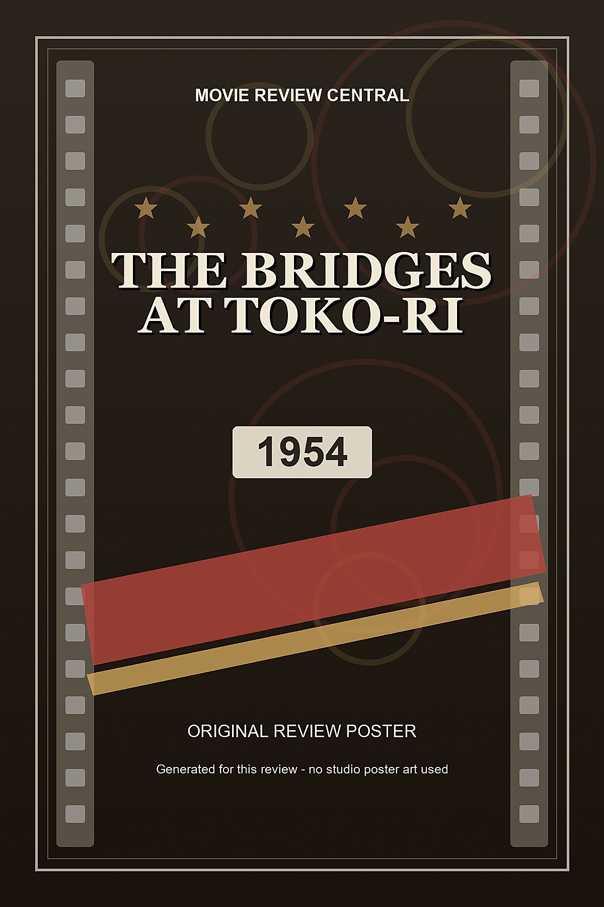 The Bridges at Toko-Ri (1954) - original review poster