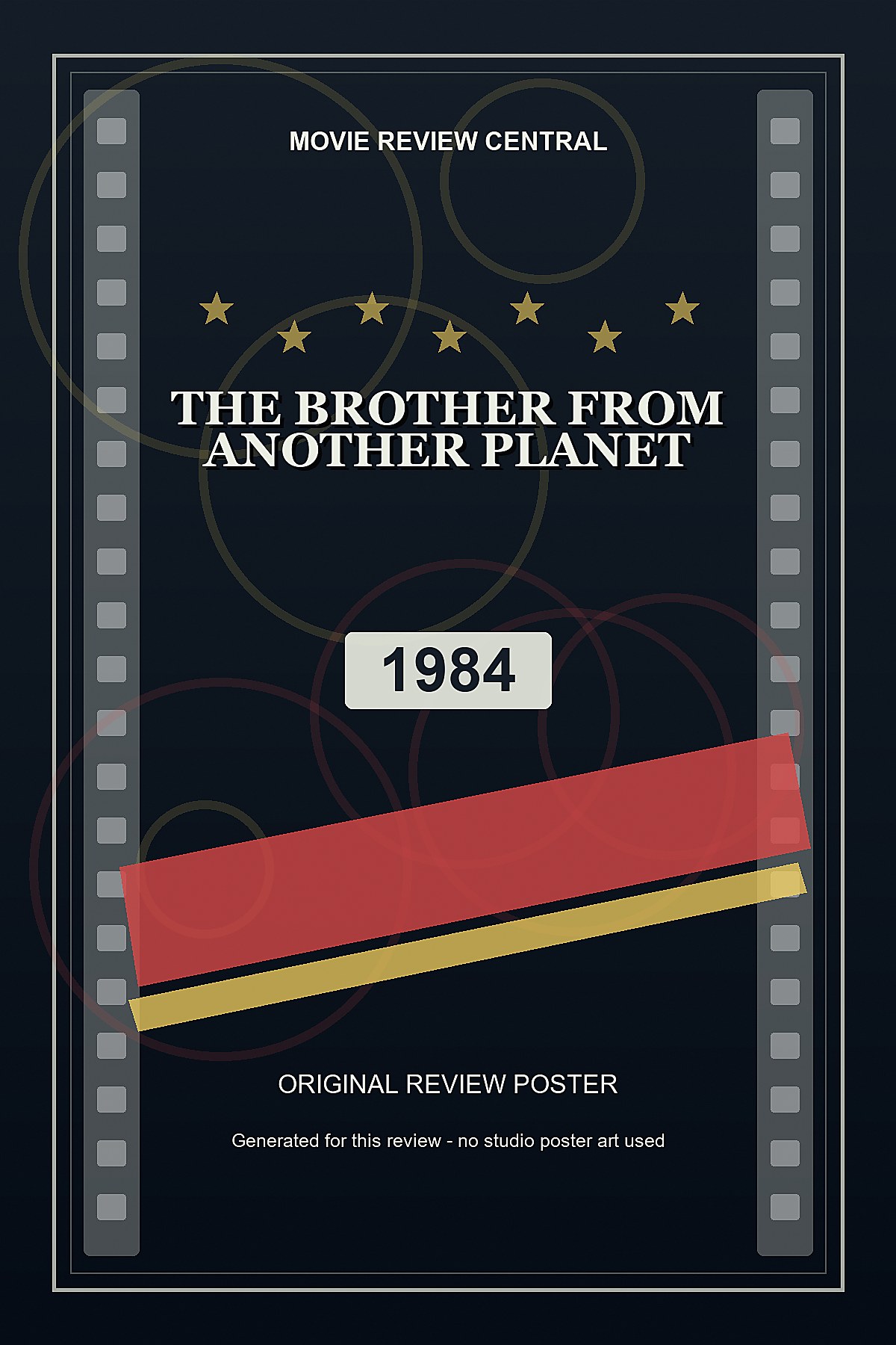 The Brother from Another Planet (1984) - original review poster The Brother from Another Planet (1984) - original review poster