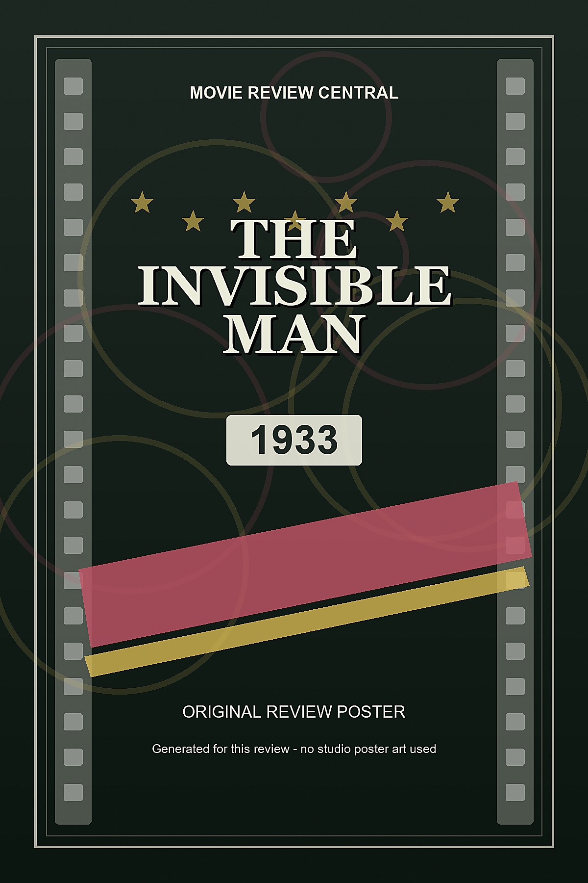 The Invisible Man (1933) - original review poster