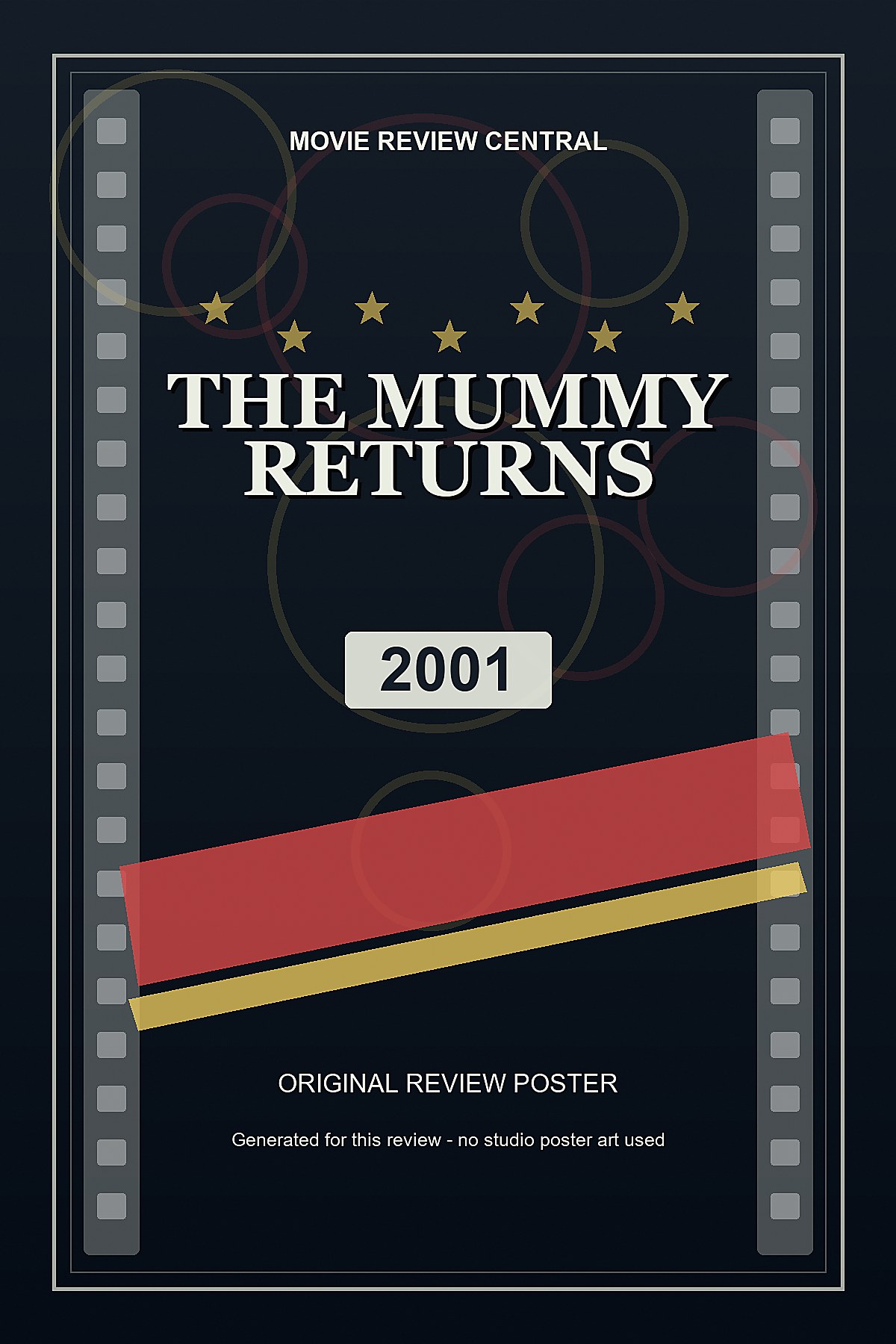 The Mummy Returns (2001) - original review poster The Mummy Returns (2001) - original review poster