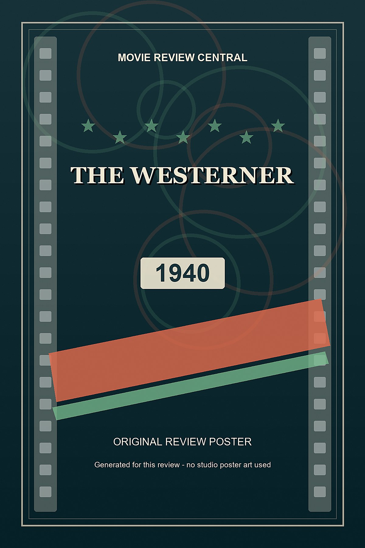 The Westerner (1940) - original review poster The Westerner (1940) - original review poster
