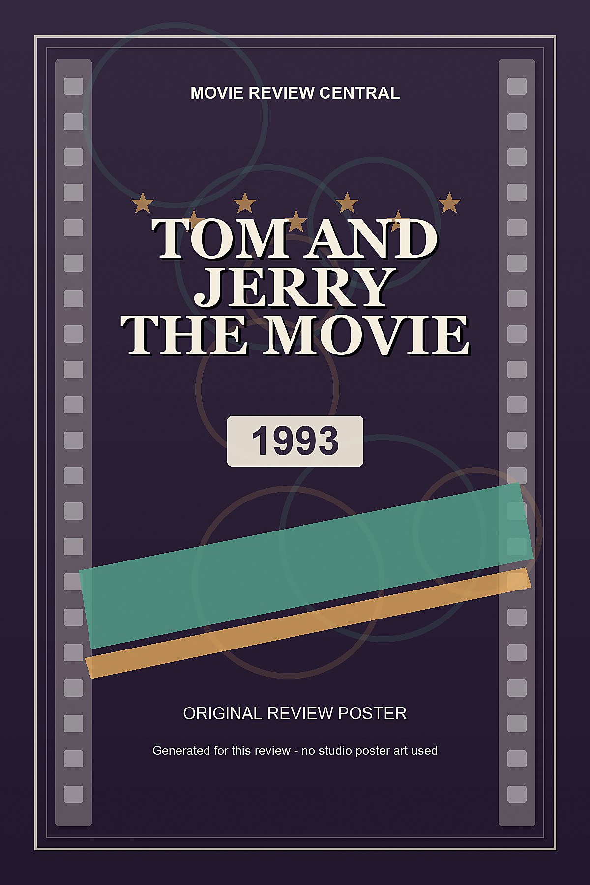 Tom and Jerry: The Movie (1993) - original review poster
