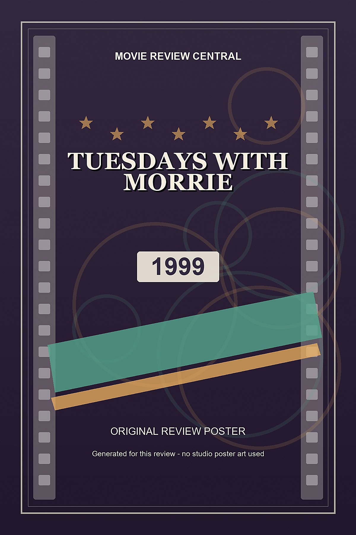 Tuesdays with Morrie (1999) - original review poster Tuesdays with Morrie (1999) - original review poster