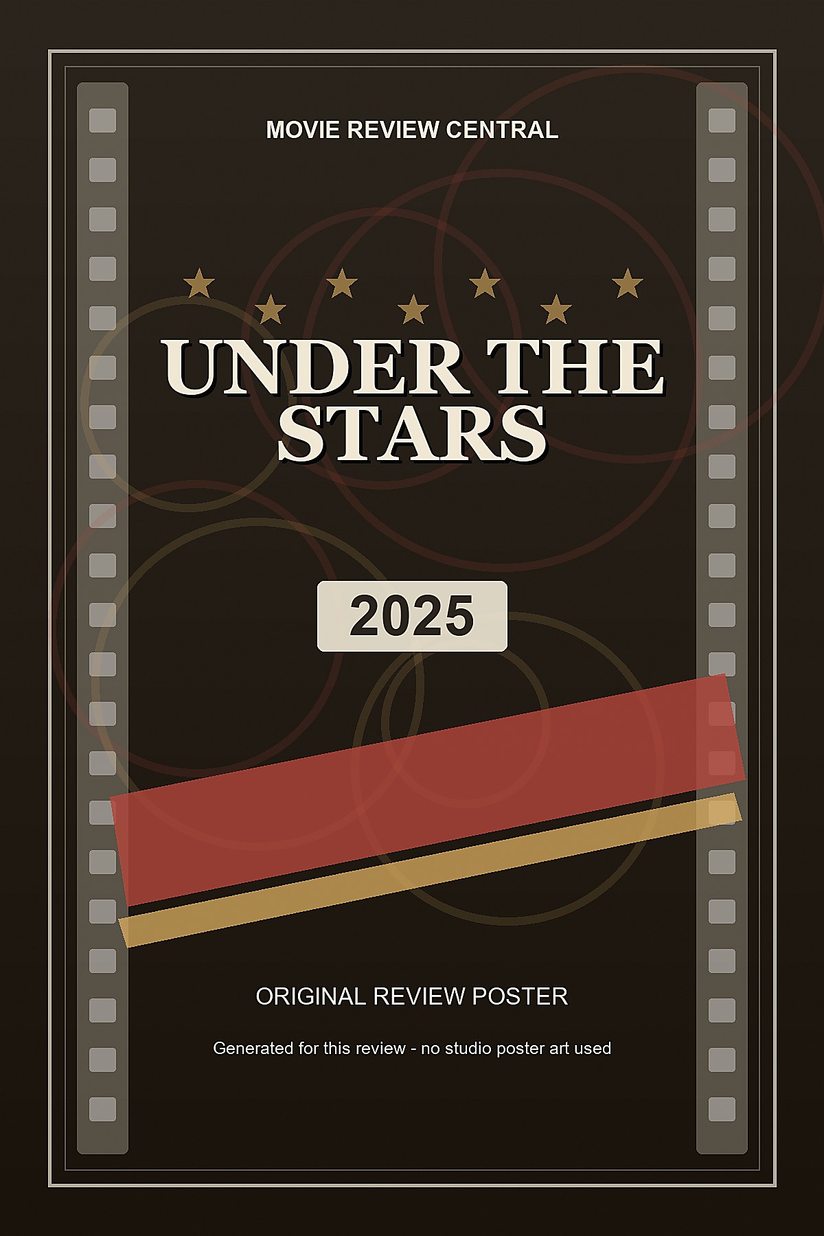 Under the Stars (2025) - original review poster Under the Stars (2025) - original review poster