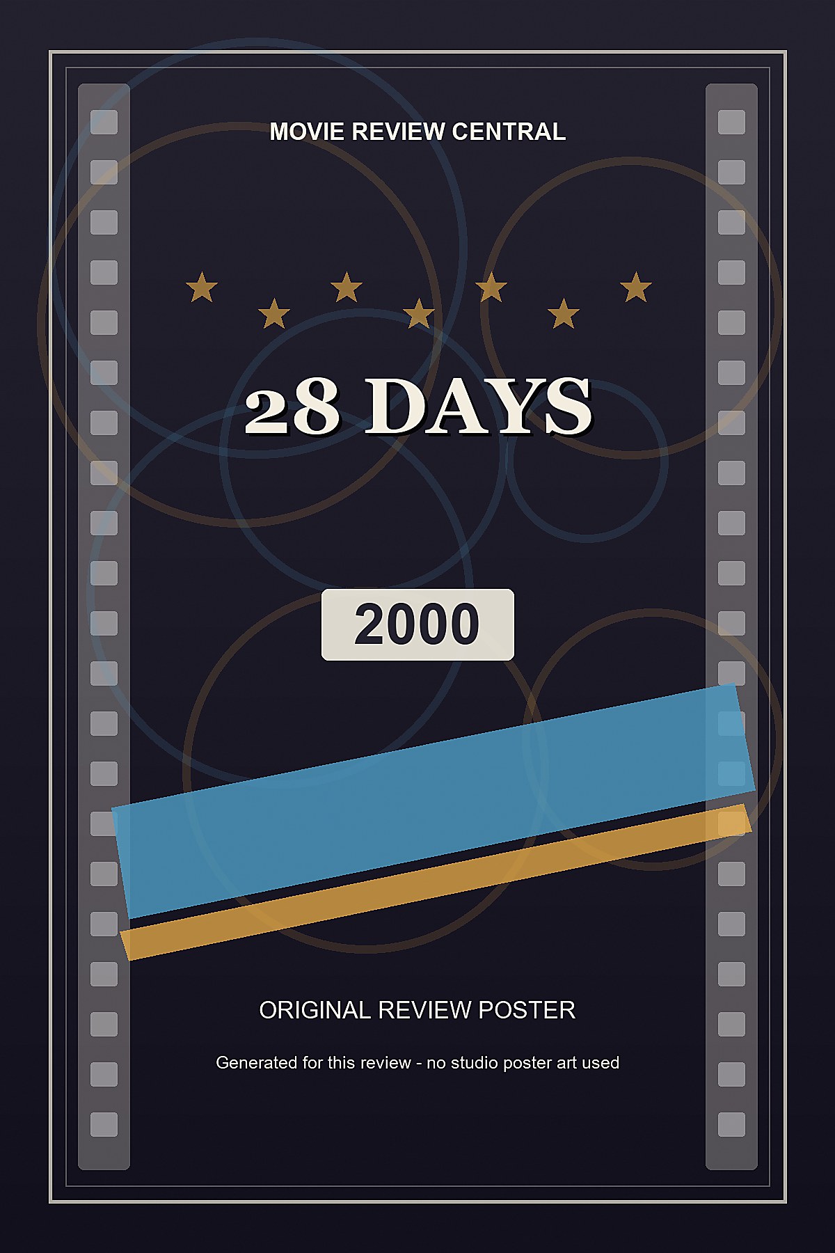 28 Days (2000) - original review poster 28 Days (2000) - original review poster