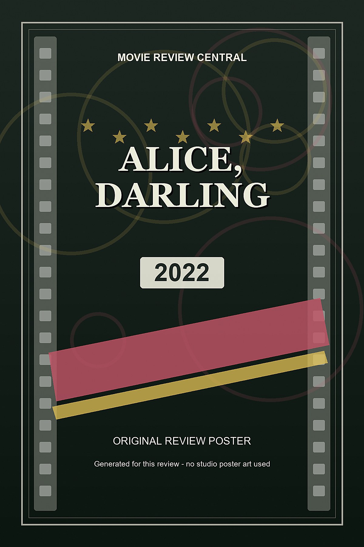Alice, Darling (2022) - original review poster Alice, Darling (2022) - original review poster