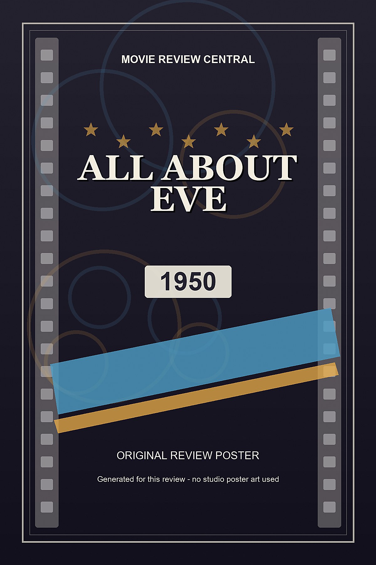 All About Eve (1950) - original review poster All About Eve (1950) - original review poster