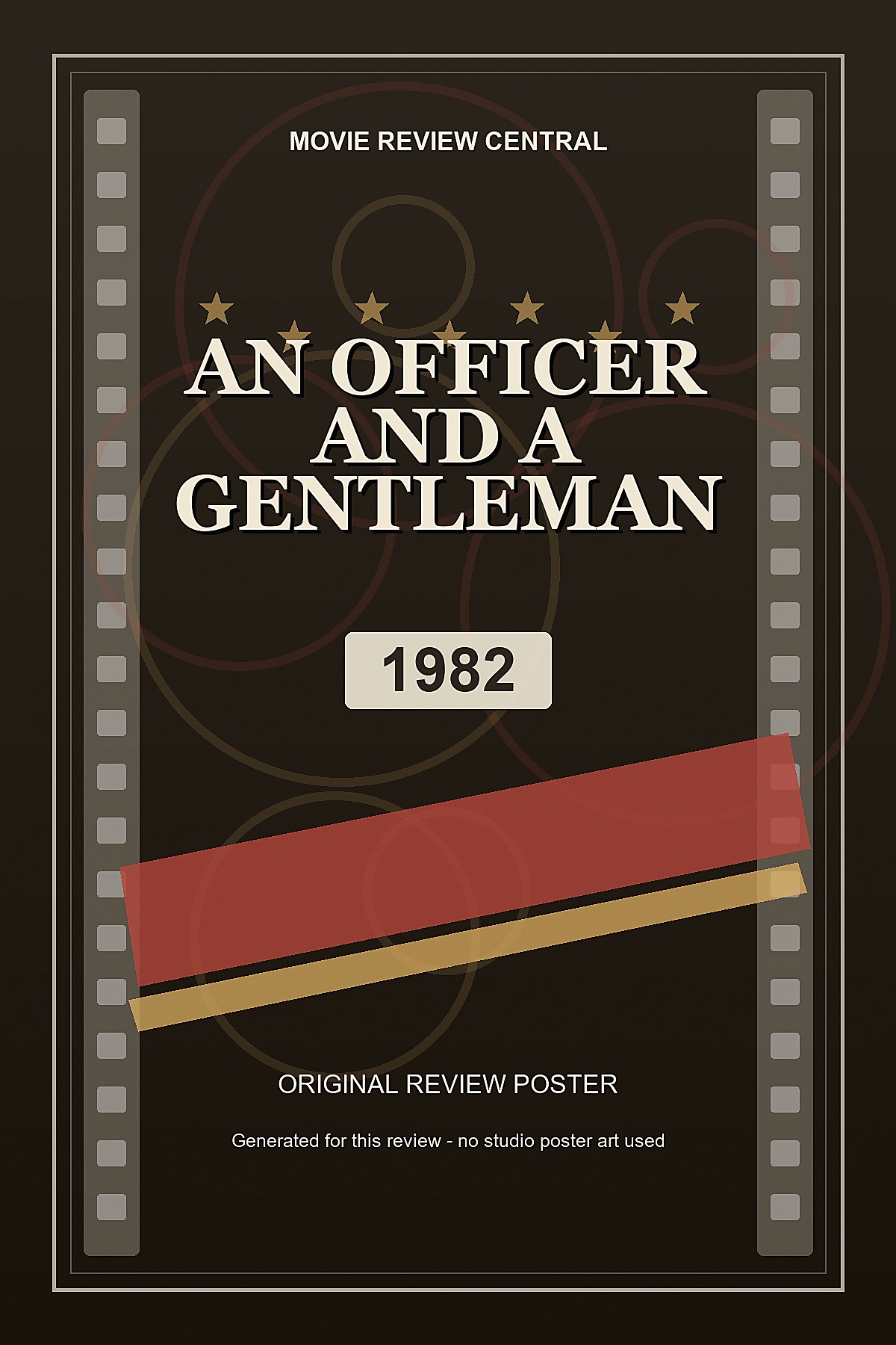 An Officer and a Gentleman (1982) - original review poster An Officer and a Gentleman (1982) - original review poster