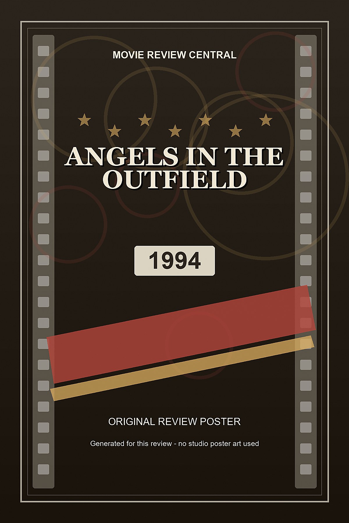 Angels in the Outfield (1994) - original review poster Angels in the Outfield (1994) - original review poster