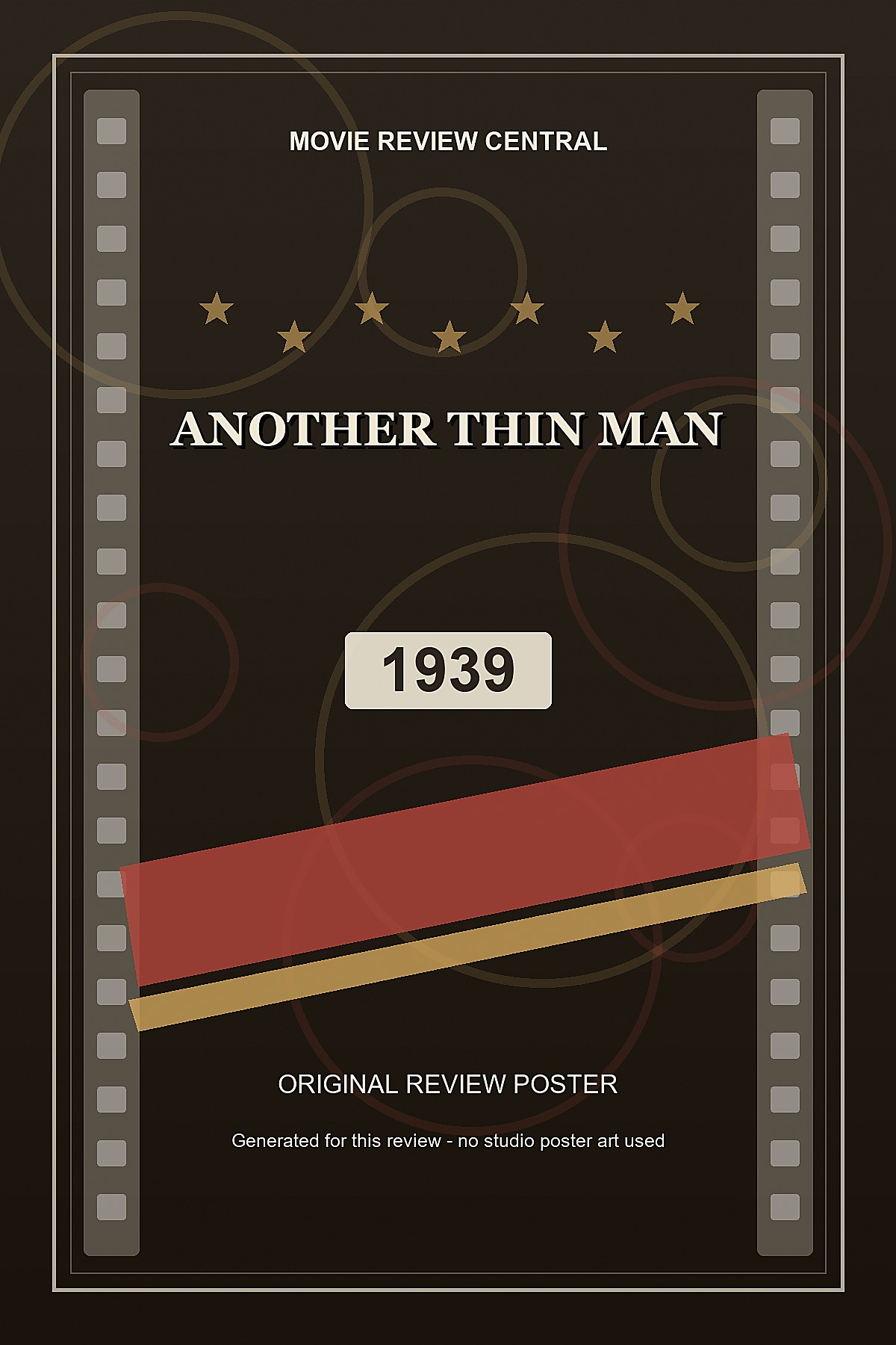 Another Thin Man (1939) - original review poster
