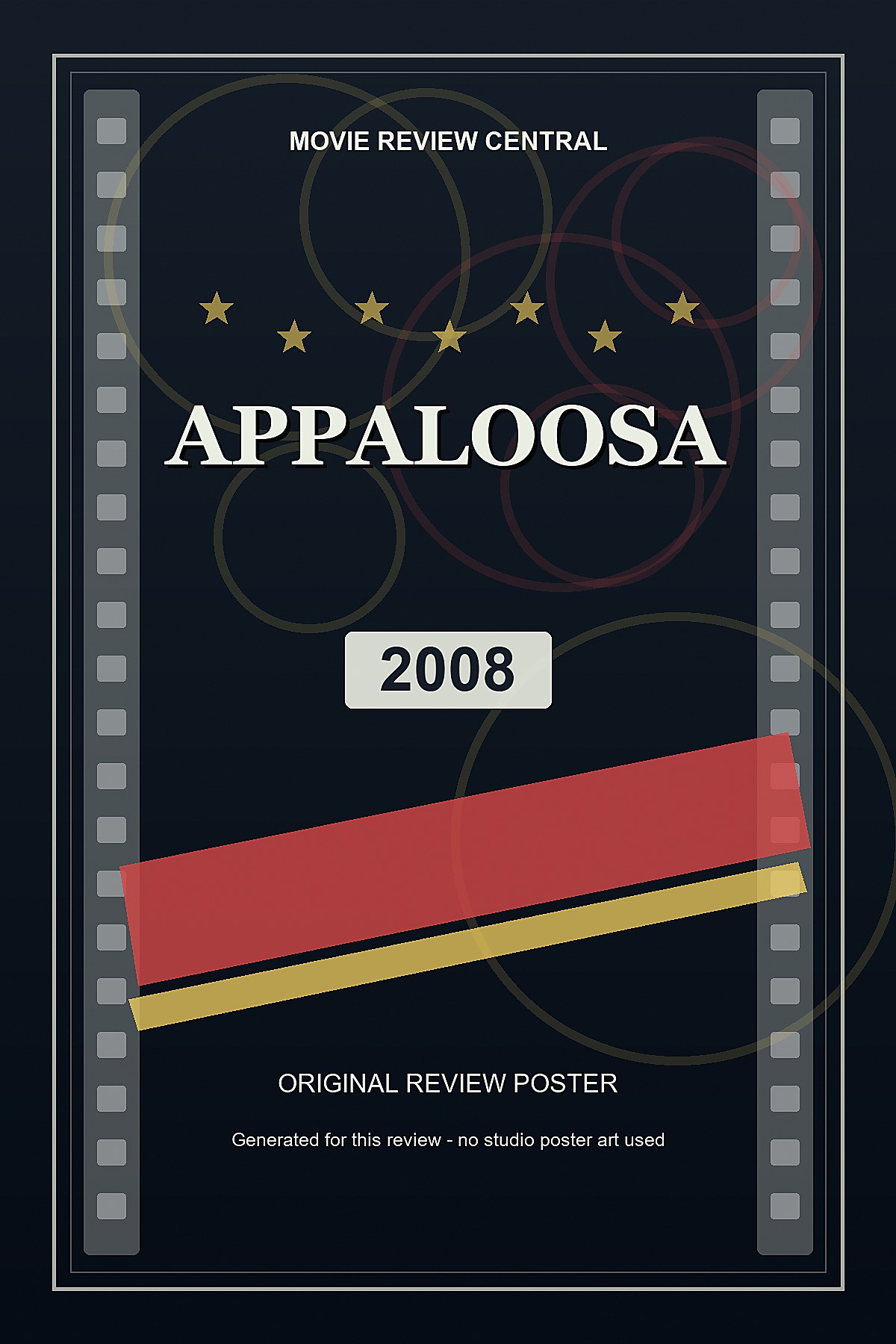 Appaloosa (2008) - original review poster