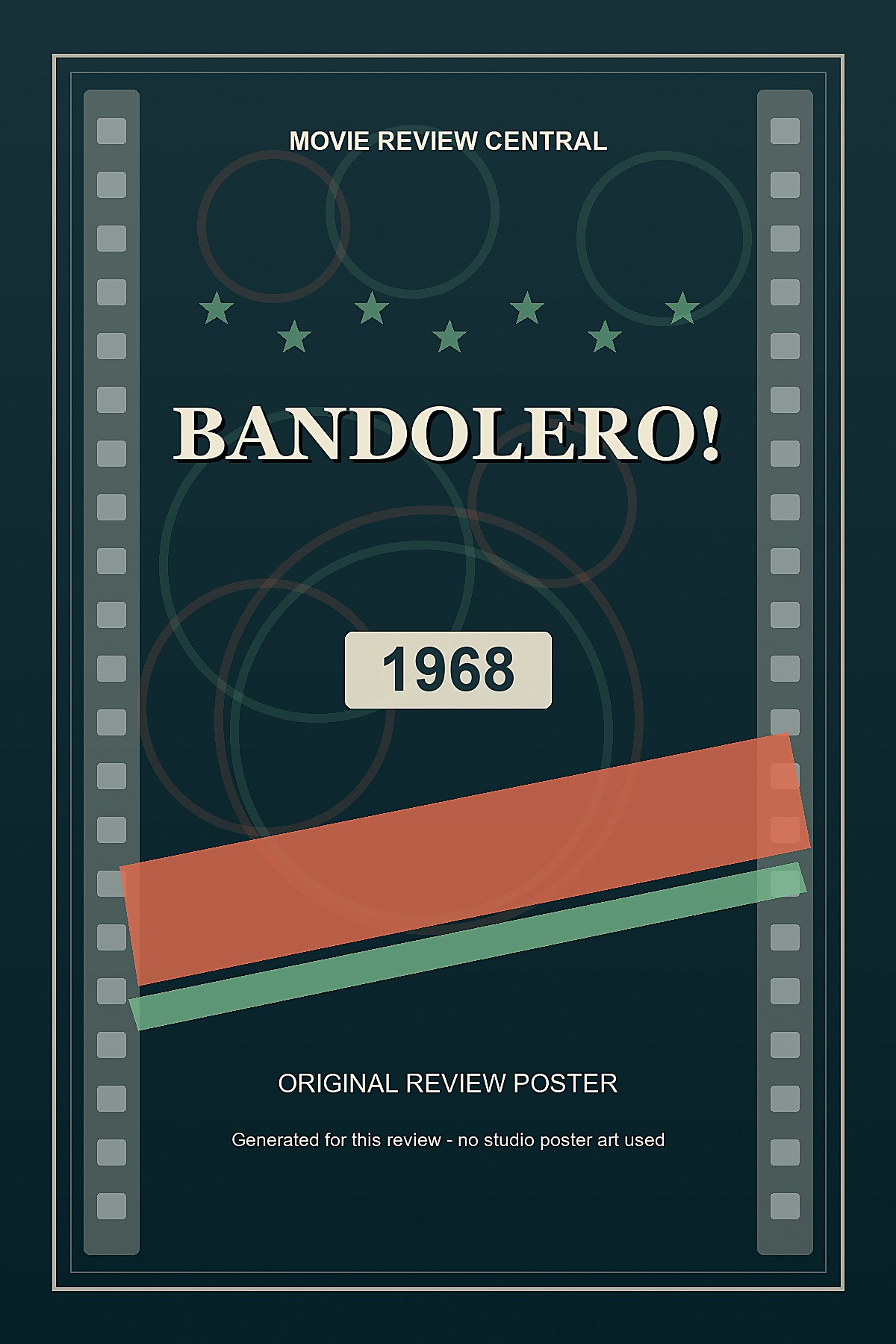 Bandolero! (1968) - original review poster Bandolero! (1968) - original review poster
