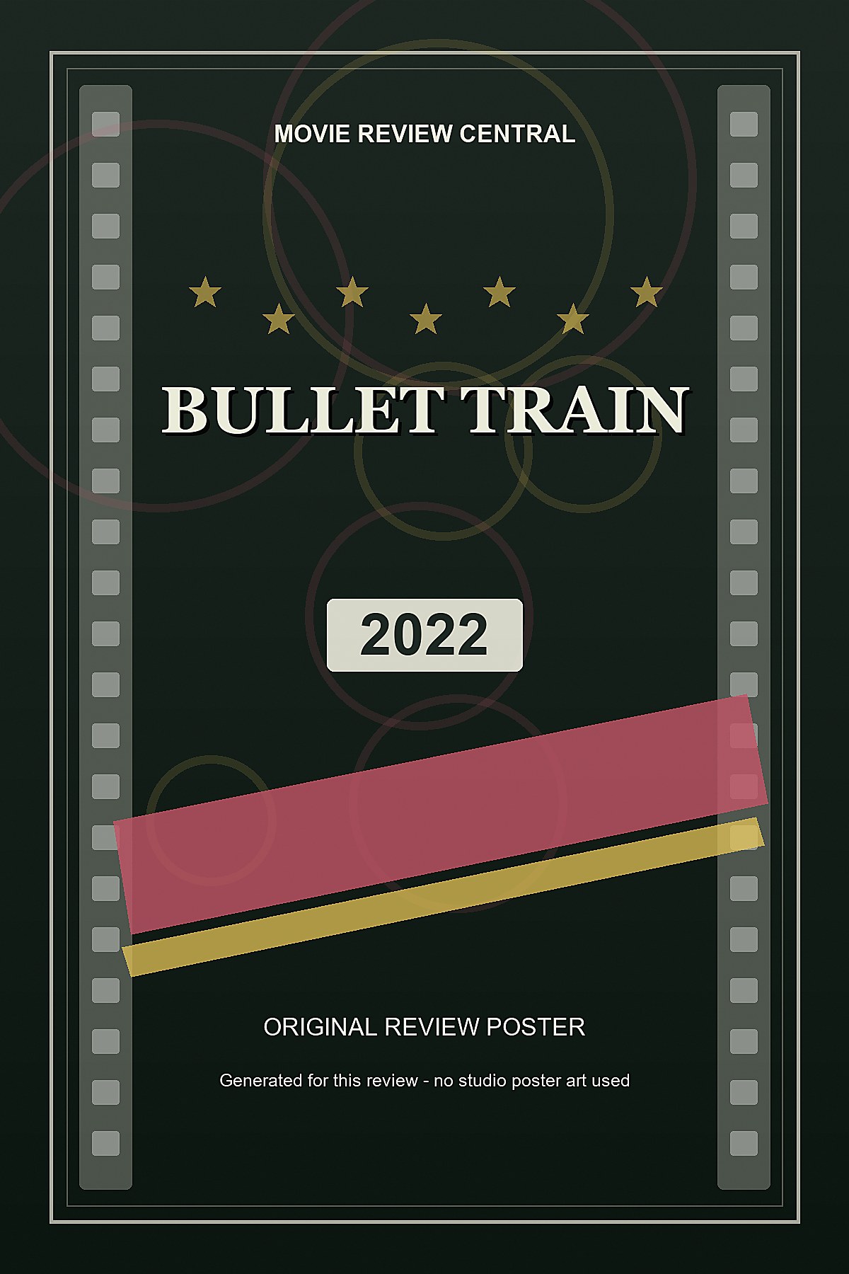 Bullet Train (2022) - original review poster