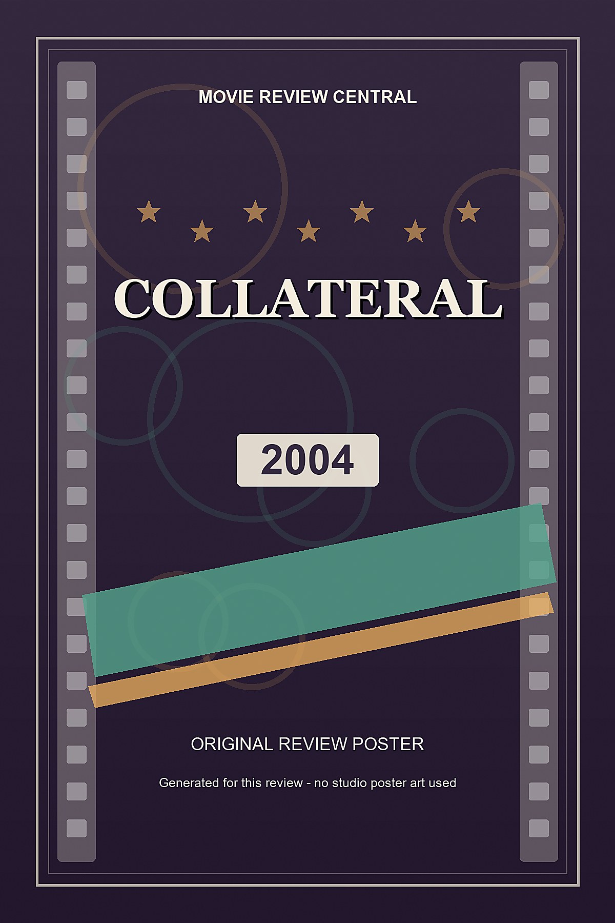 Collateral (2004) - original review poster Collateral (2004) - original review poster