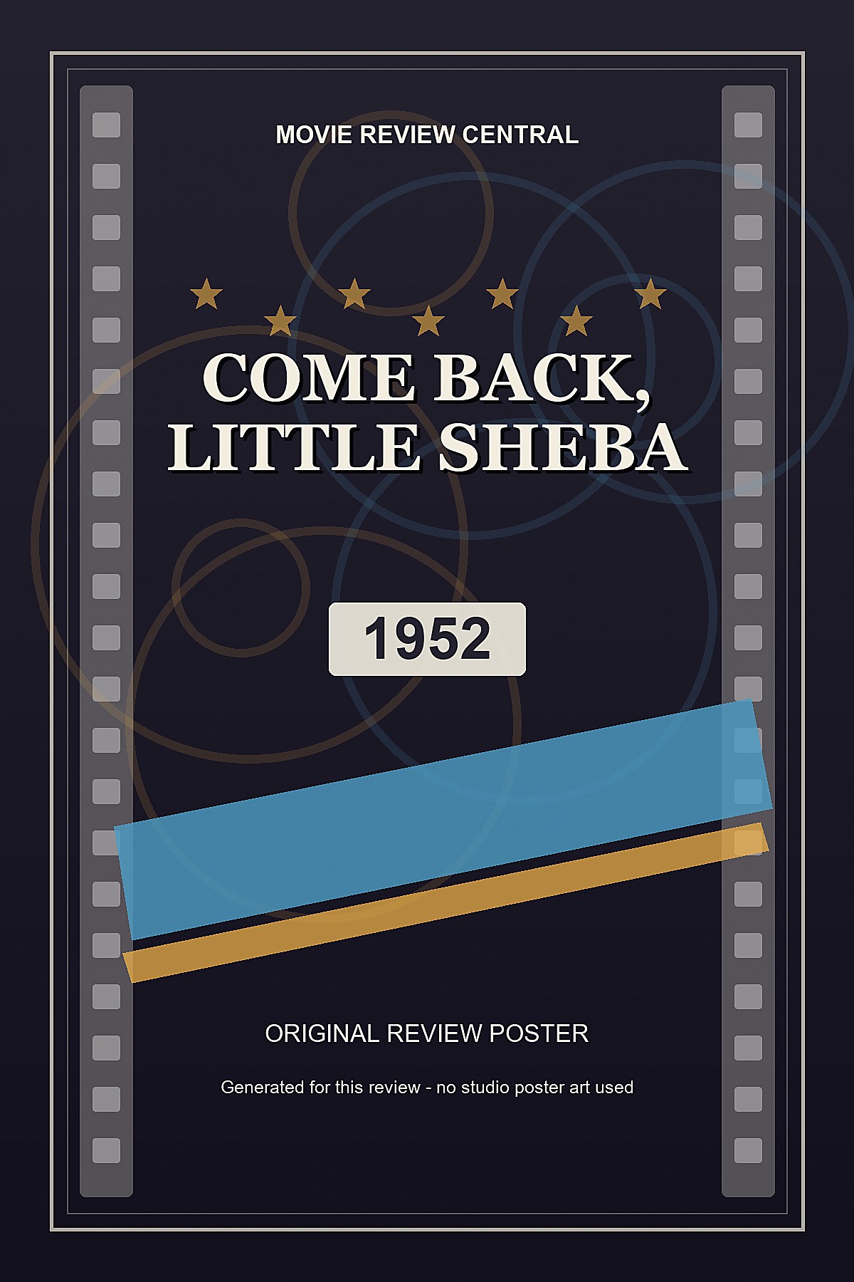 Come Back, Little Sheba (1952) - original review poster Come Back, Little Sheba (1952) - original review poster