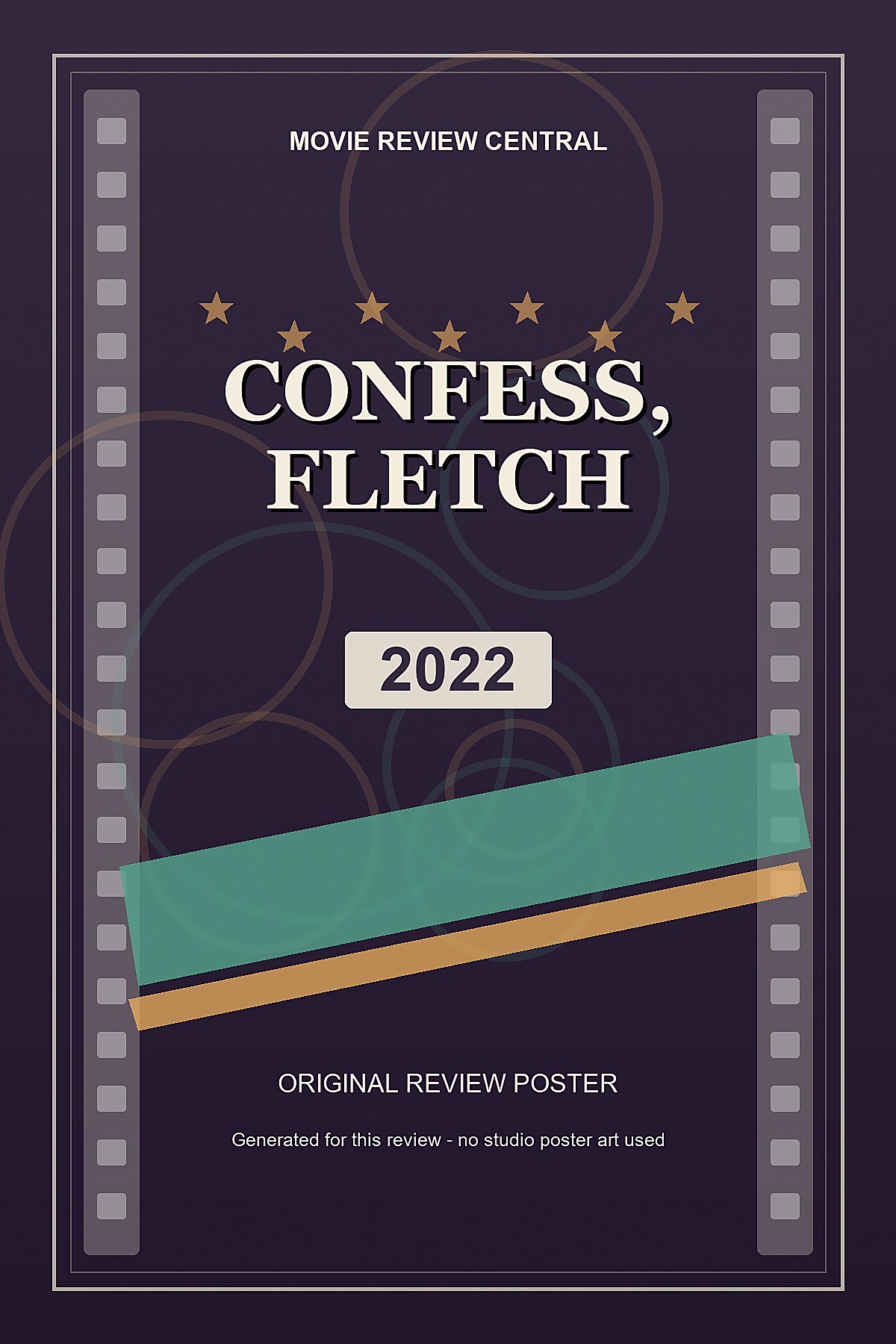 Confess, Fletch (2022) - original review poster Confess, Fletch (2022) - original review poster