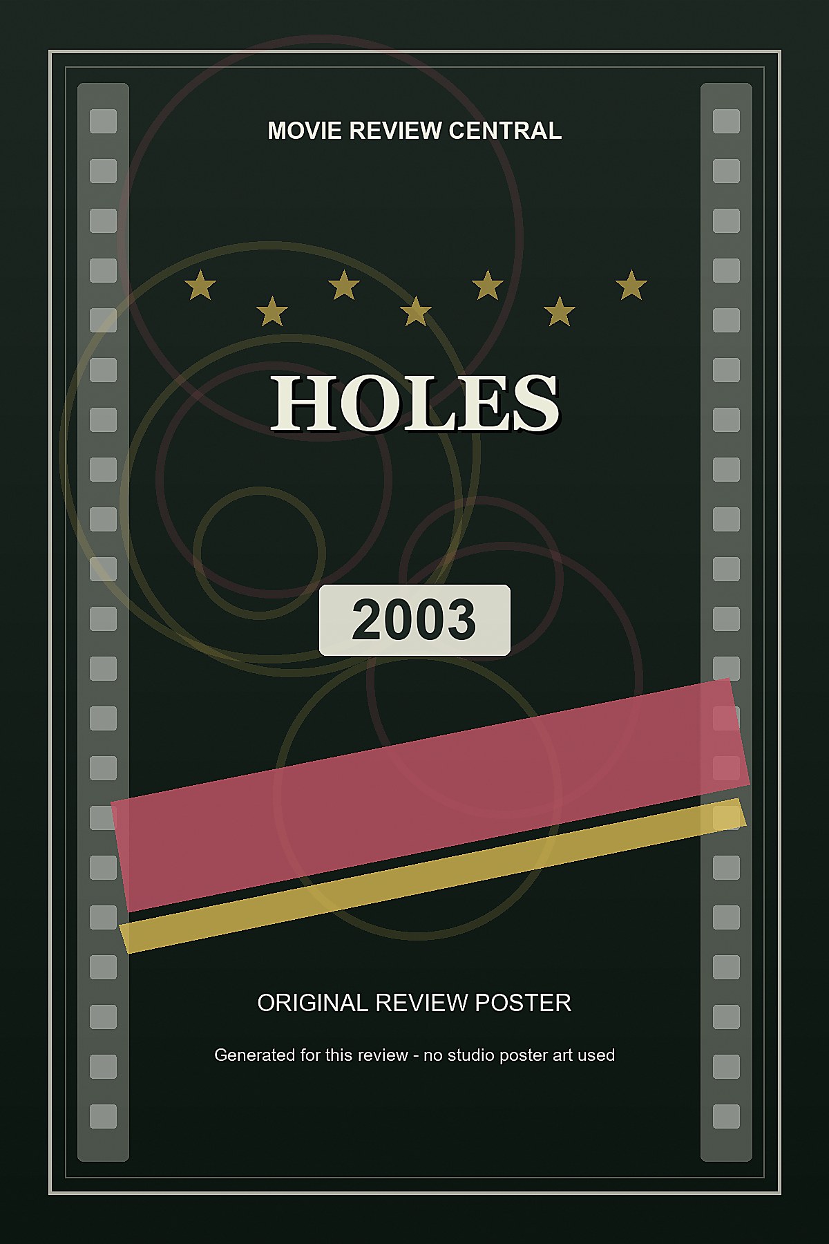 Holes (2003) - original review poster