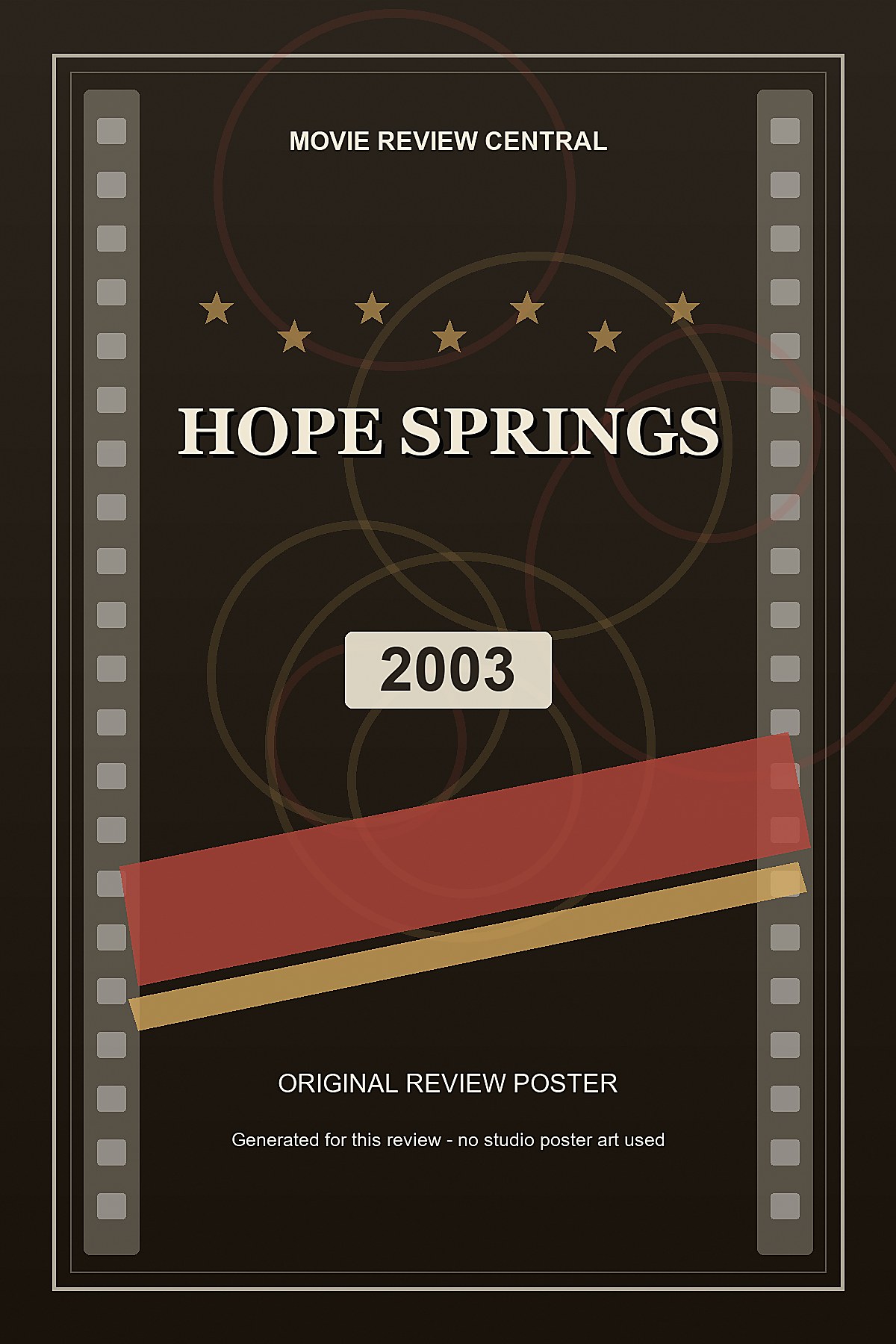 Hope Springs (2003) - original review poster